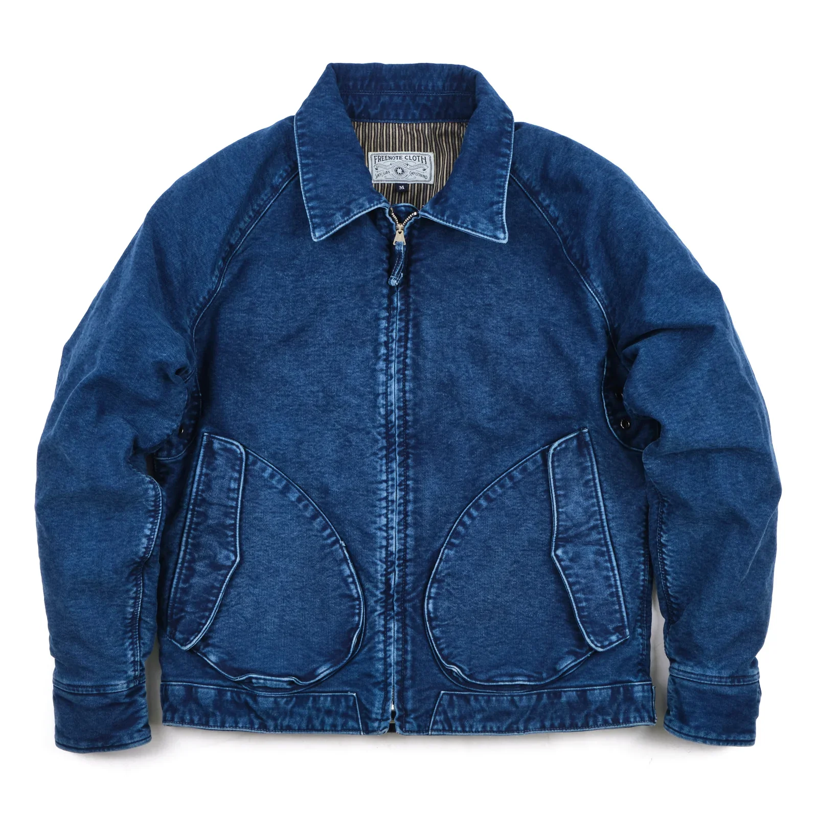 Freenote Cloth Mariner Jacket Light - Stone Washed Indigo - Image 4