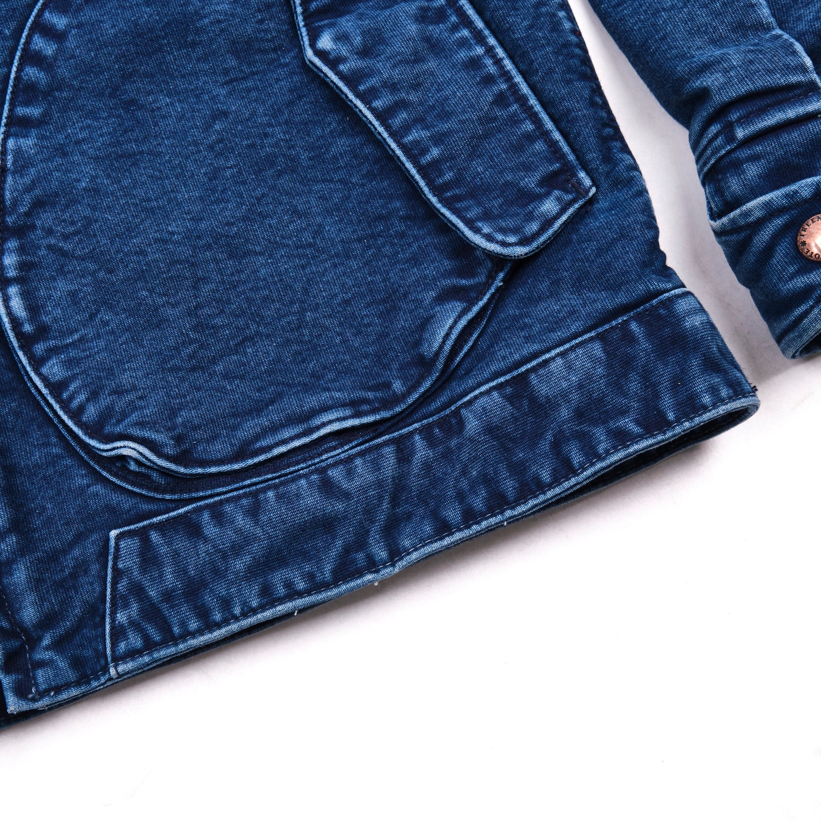 Freenote Cloth Mariner Jacket Light - Stone Washed Indigo - Image 9