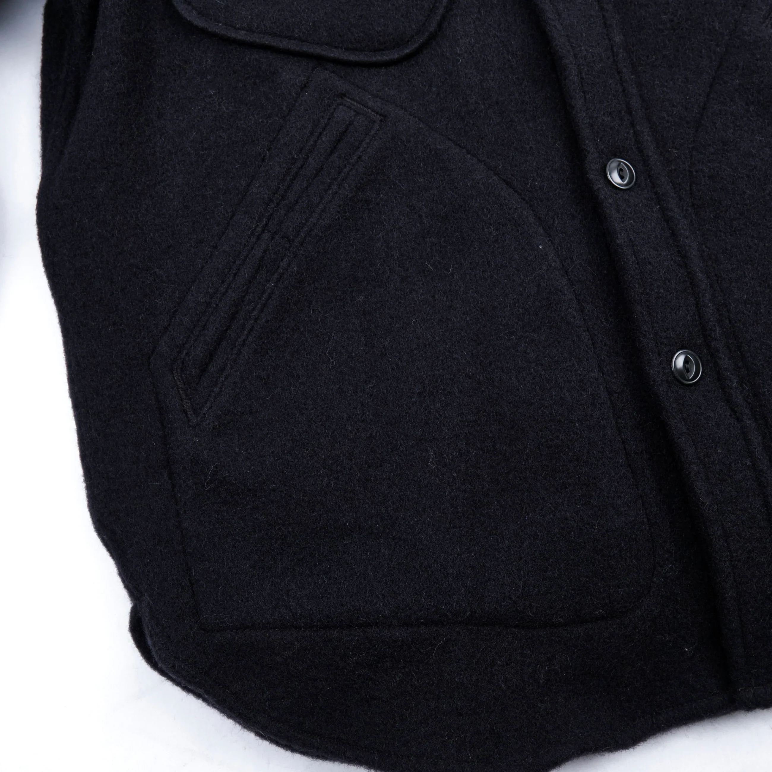 Freenote Cloth Mendon - Navy Wool - Image 11