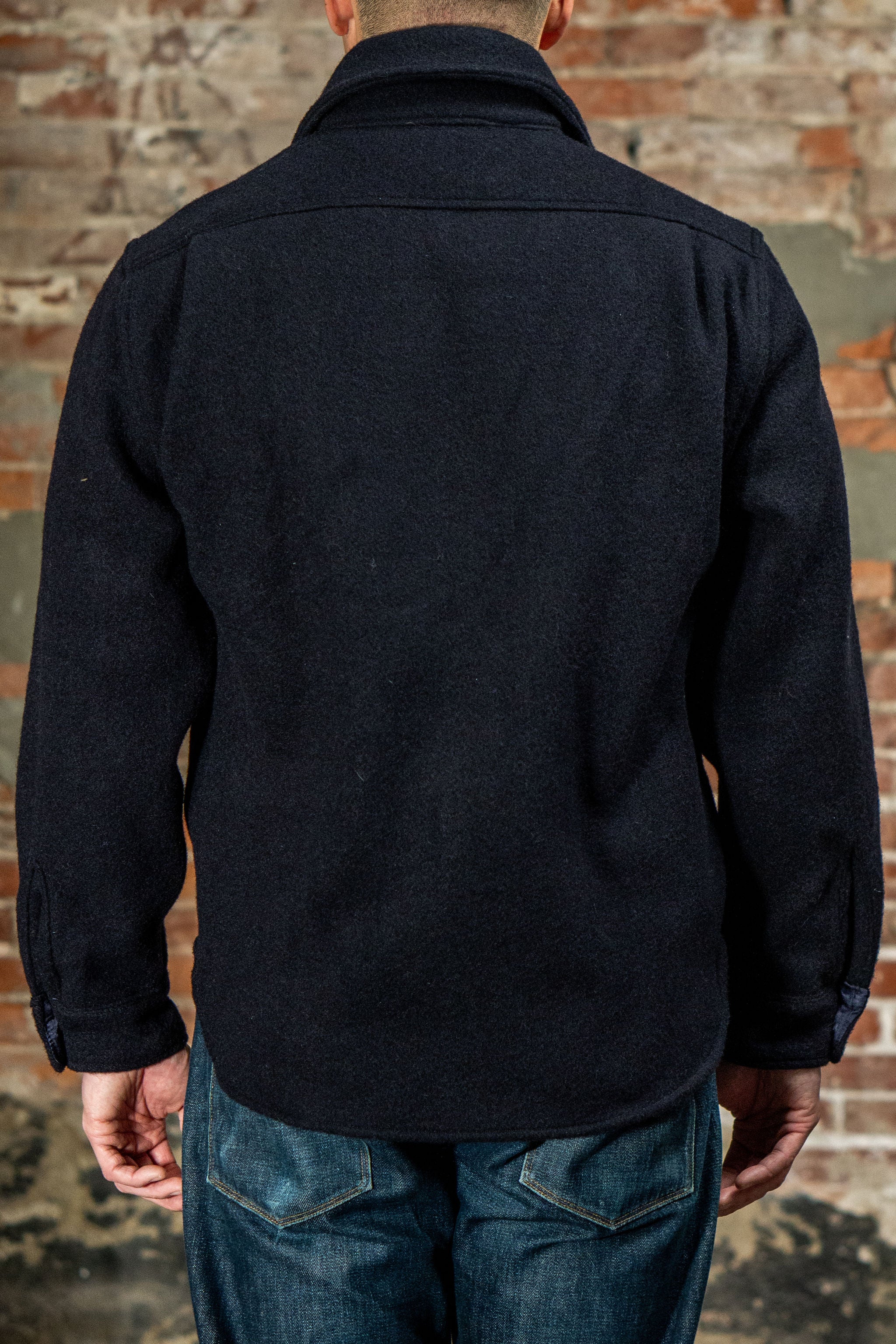 Freenote Cloth Mendon - Navy Wool - Image 3
