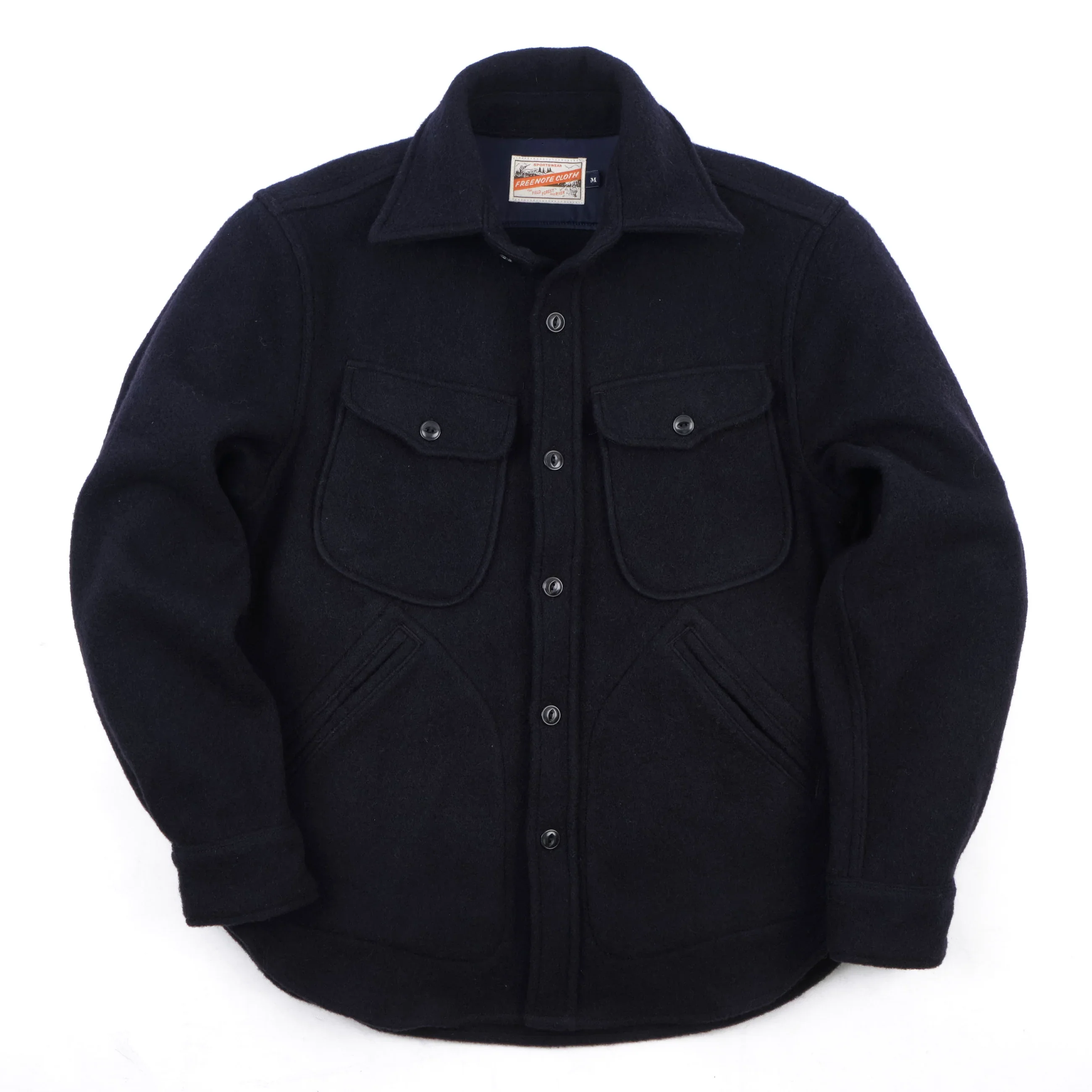 Freenote Cloth Mendon - Navy Wool - Image 4