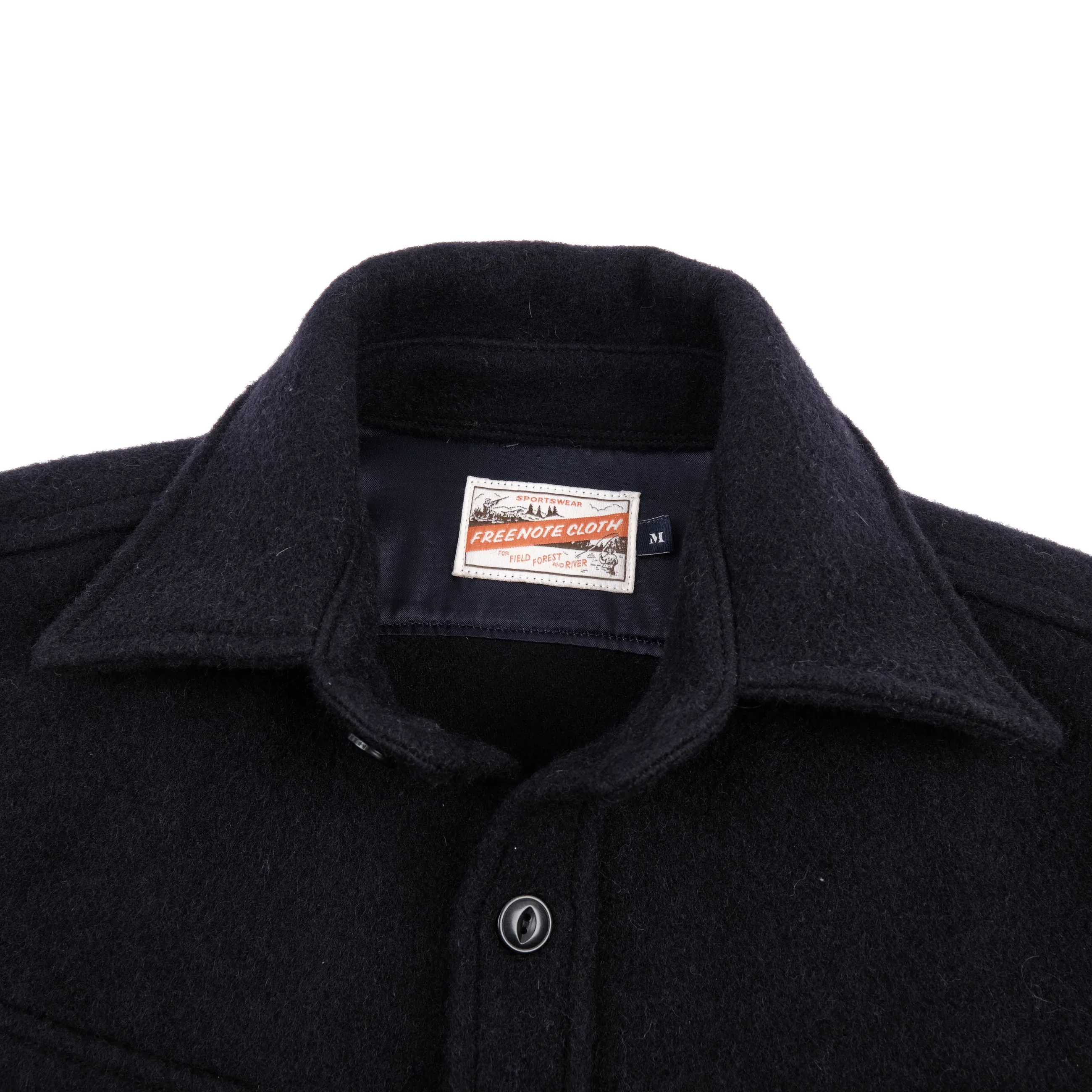 Freenote Cloth Mendon - Navy Wool - Image 5