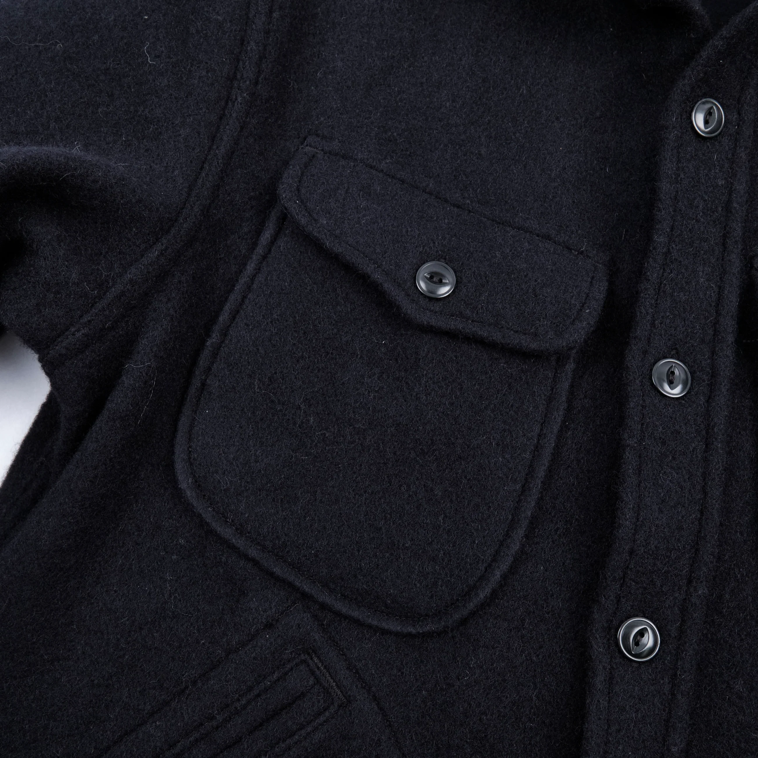 Freenote Cloth Mendon - Navy Wool - Image 8