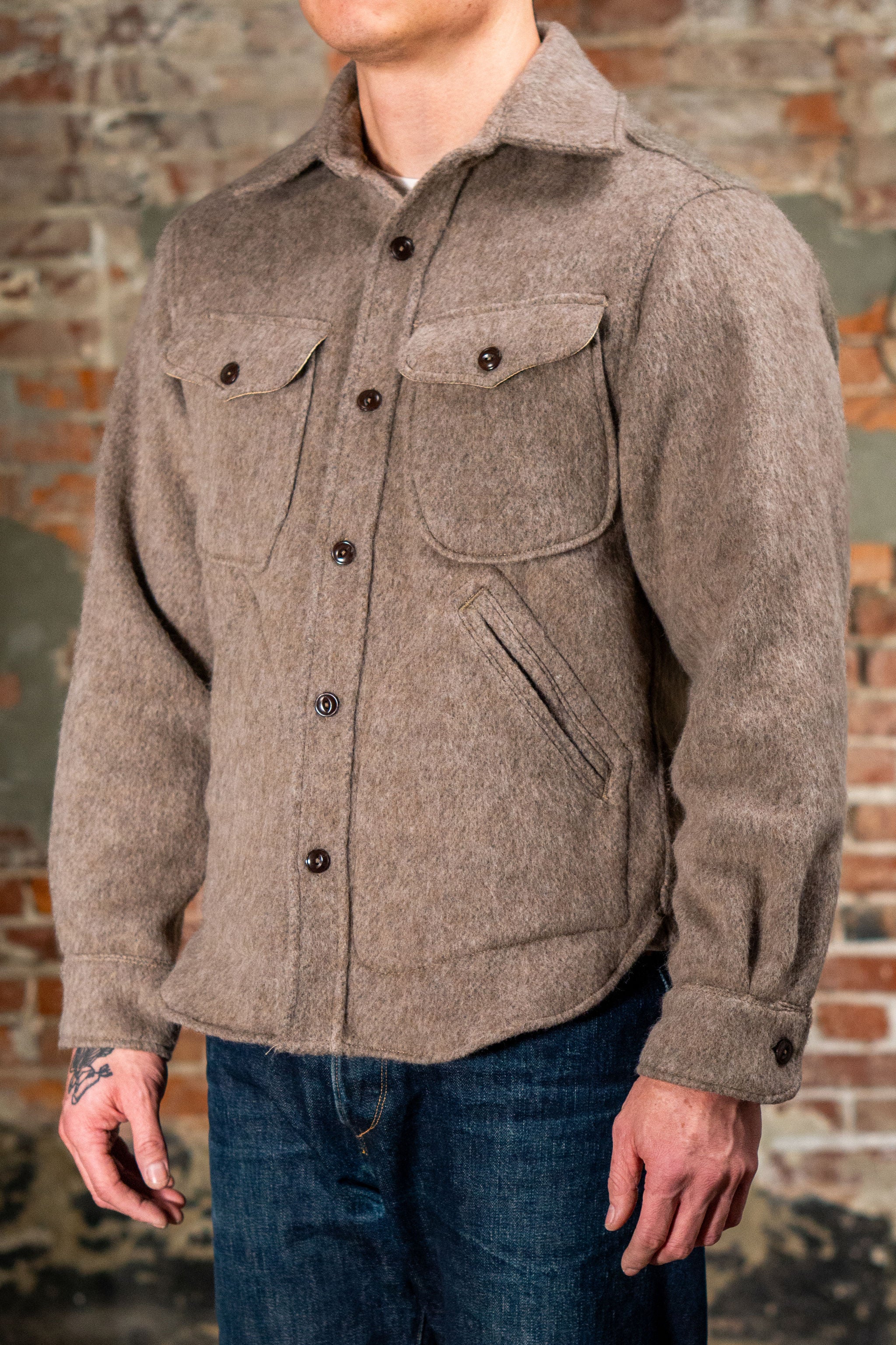 Freenote Cloth Mendon - Tan Wool - Image 2
