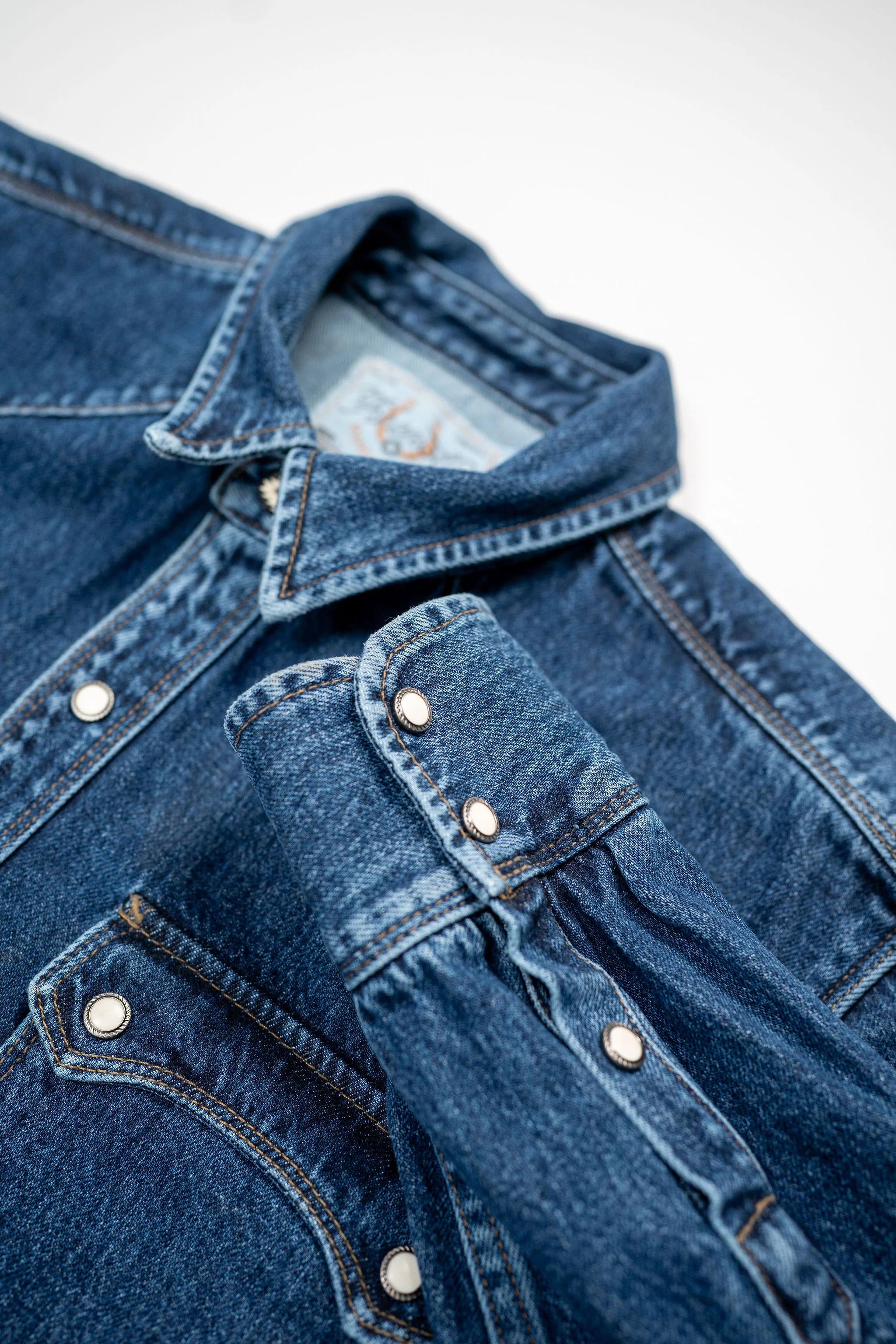 Freenote Cloth Modern Western - 11 oz. Washed Denim - Image 7