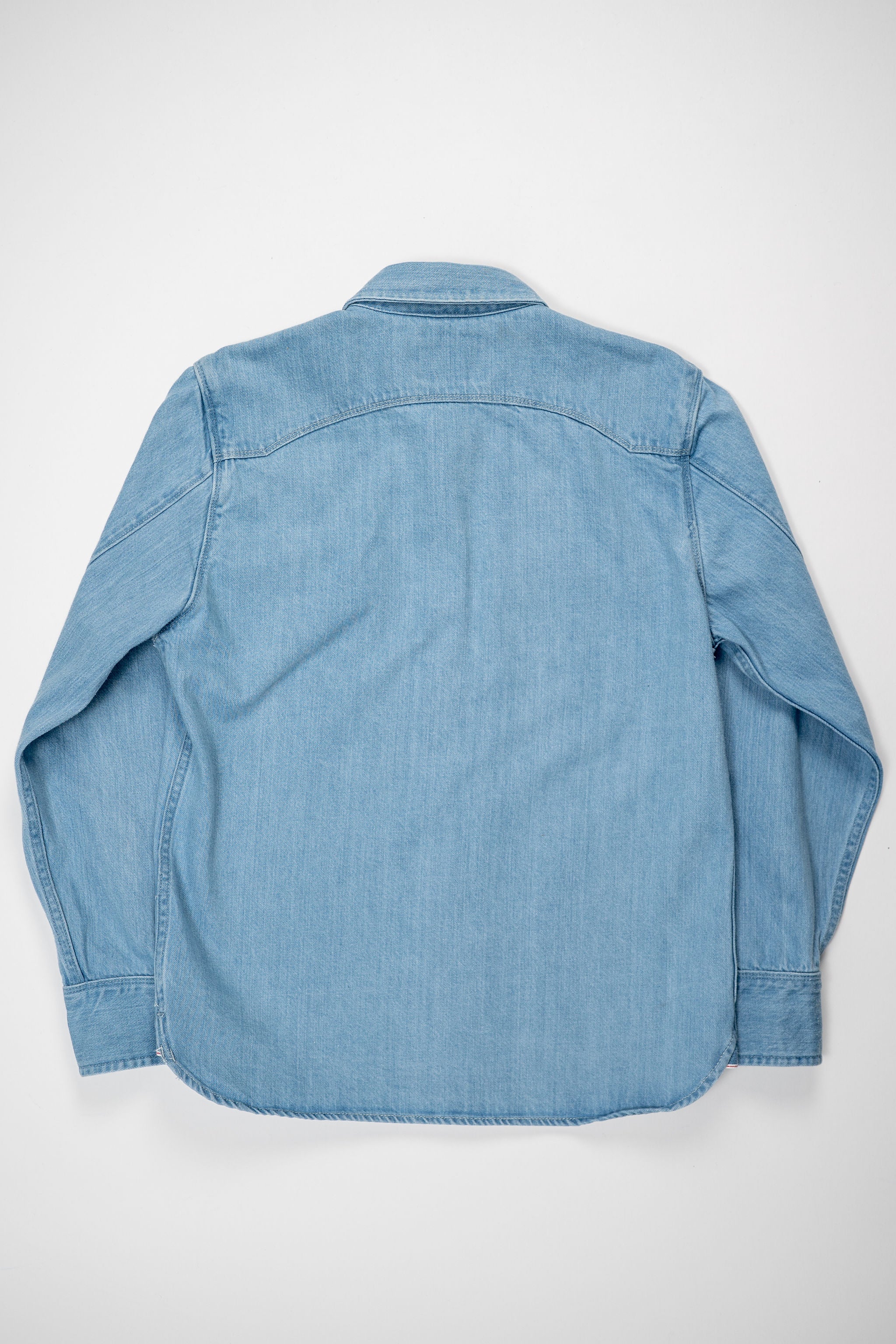 Freenote Cloth Modern Western - 11oz Bleached Denim with Turquoise Snaps - Image 8