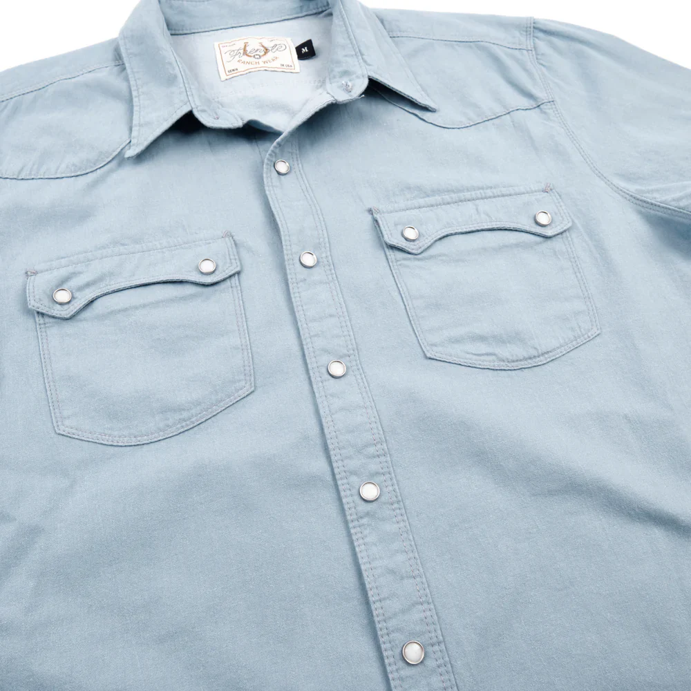 Freenote Cloth Modern Western - Clear Blue - Image 8