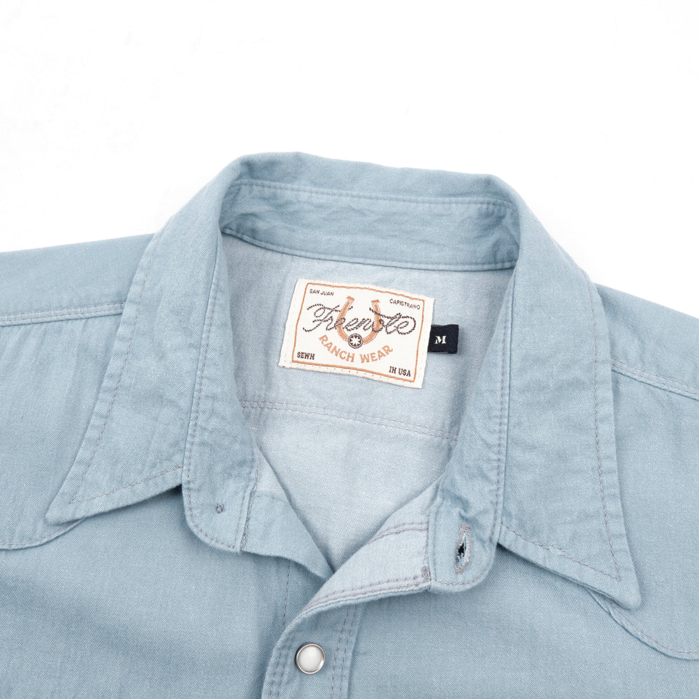 Freenote Cloth Modern Western S/S - Clear Blue - Image 5