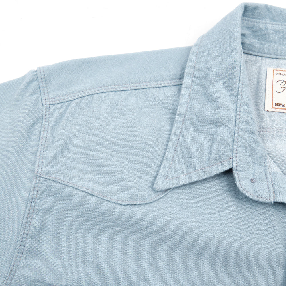 Freenote Cloth Modern Western S/S - Clear Blue - Image 7