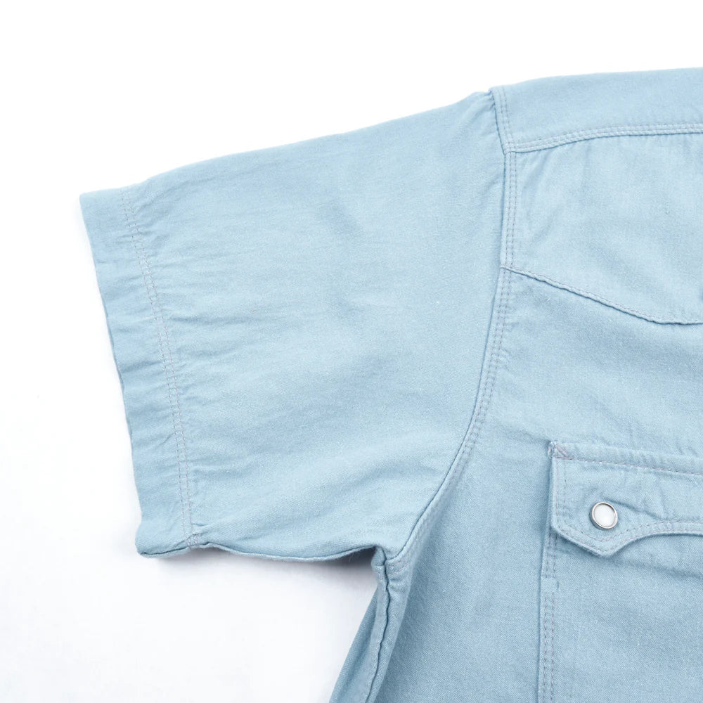 Freenote Cloth Modern Western S/S - Clear Blue - Image 8