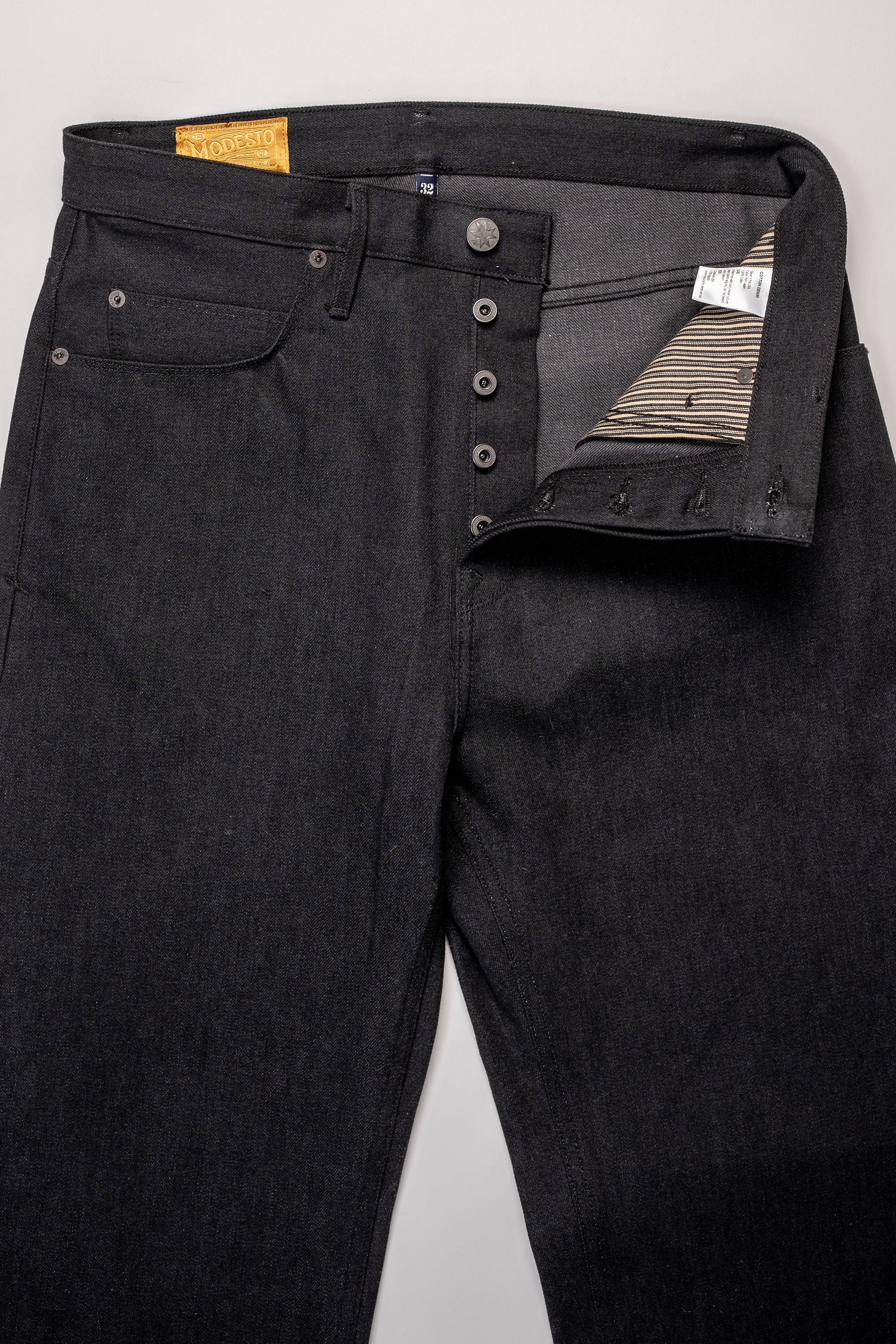 Freenote Cloth Modesto - 14oz Black Grey Denim - Image 5