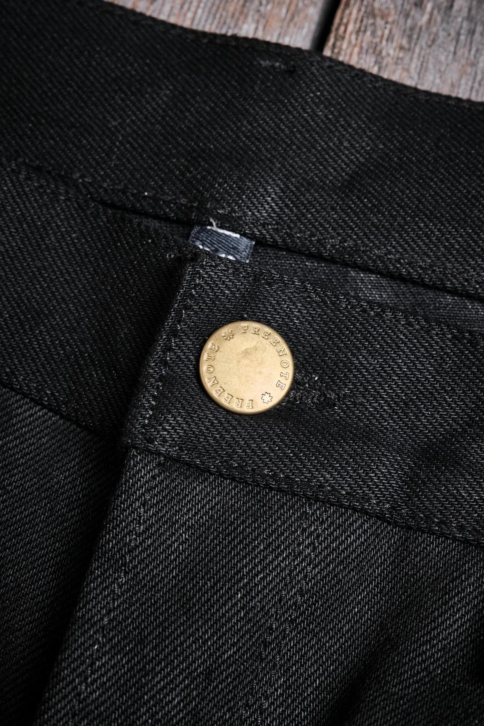 Freenote Cloth Modesto - 15.75oz Aces High Black Denim - Image 10