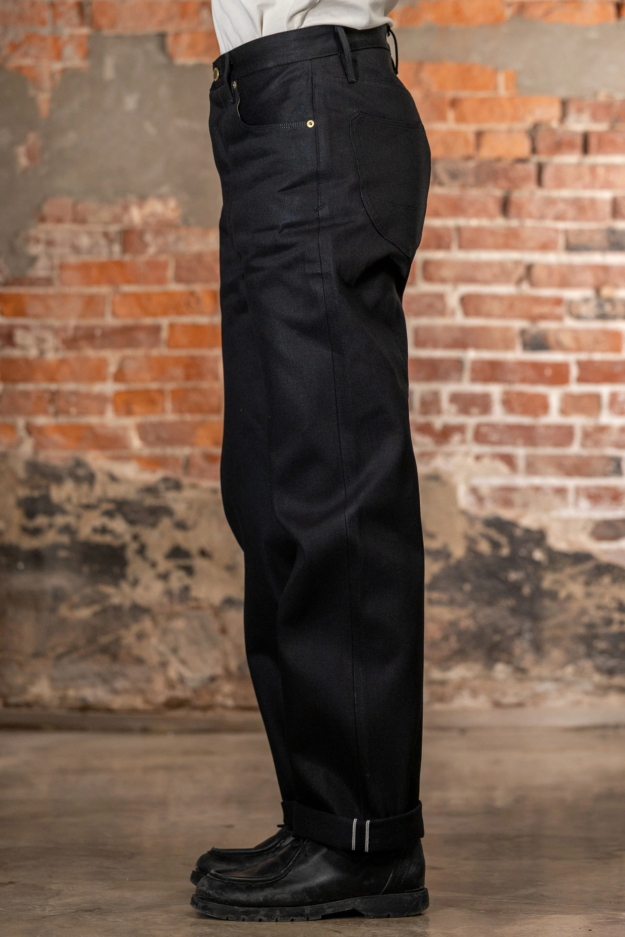 Freenote Cloth Modesto - 15.75oz Aces High Black Denim - Image 2