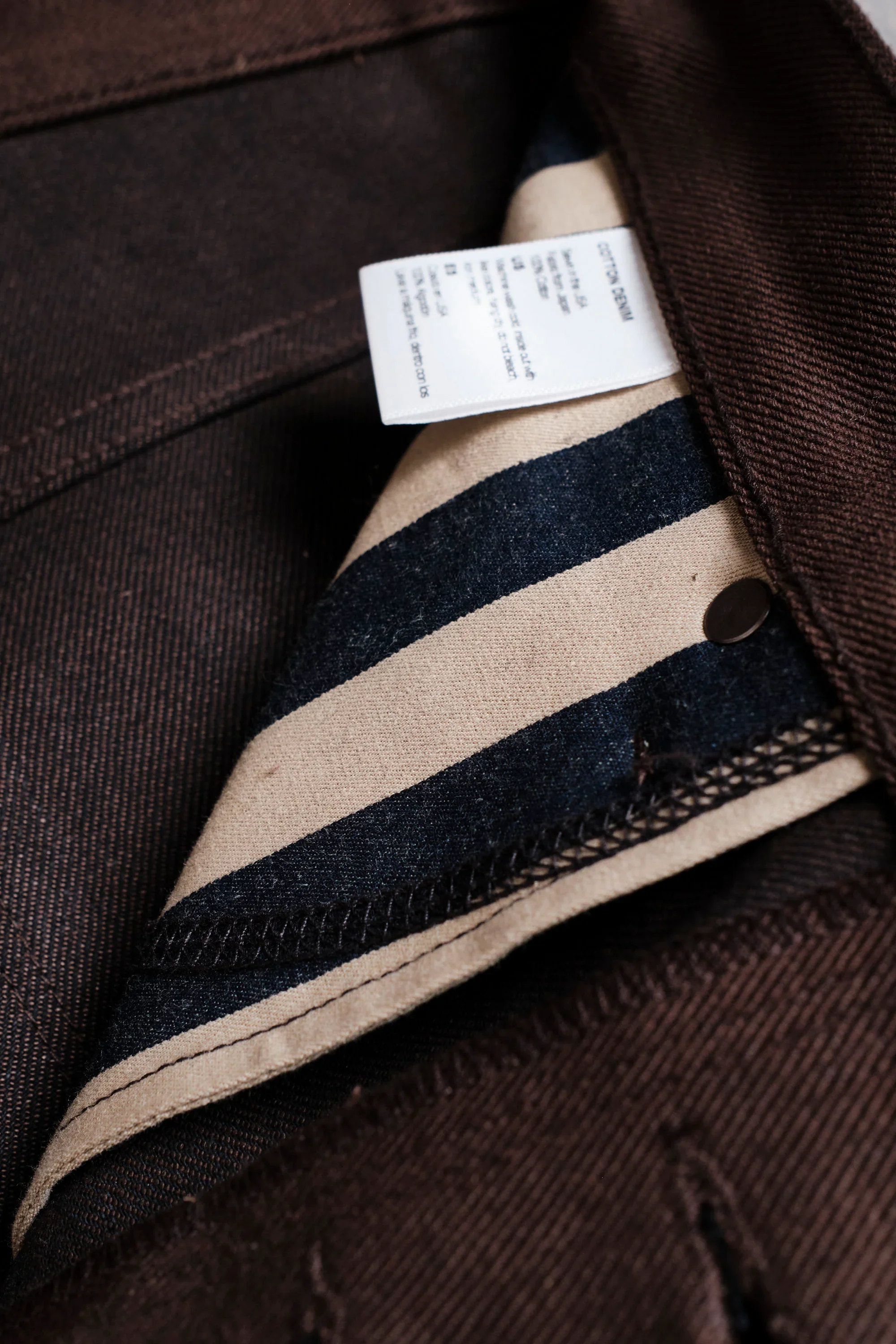 Freenote Cloth Modesto - 15oz Dark Brown Denim - Image 11