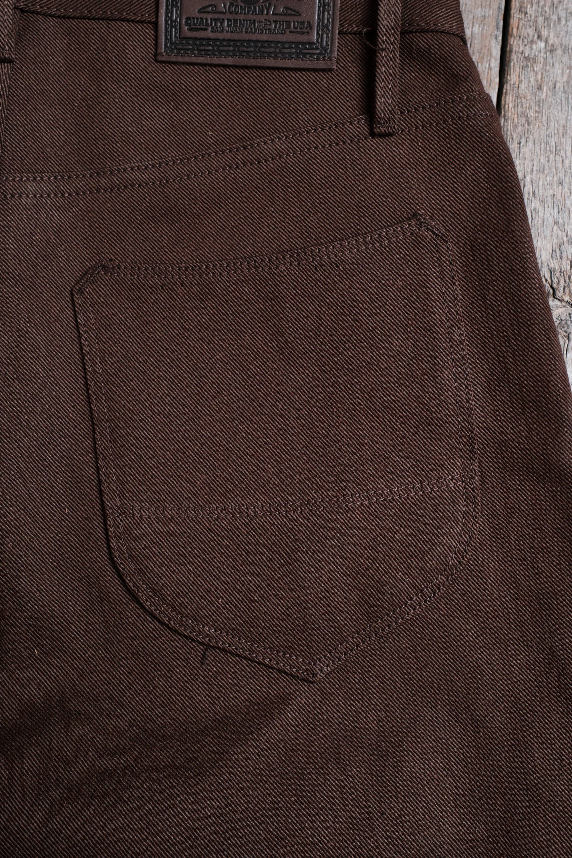 Freenote Cloth Modesto - 15oz Dark Brown Denim - Image 15