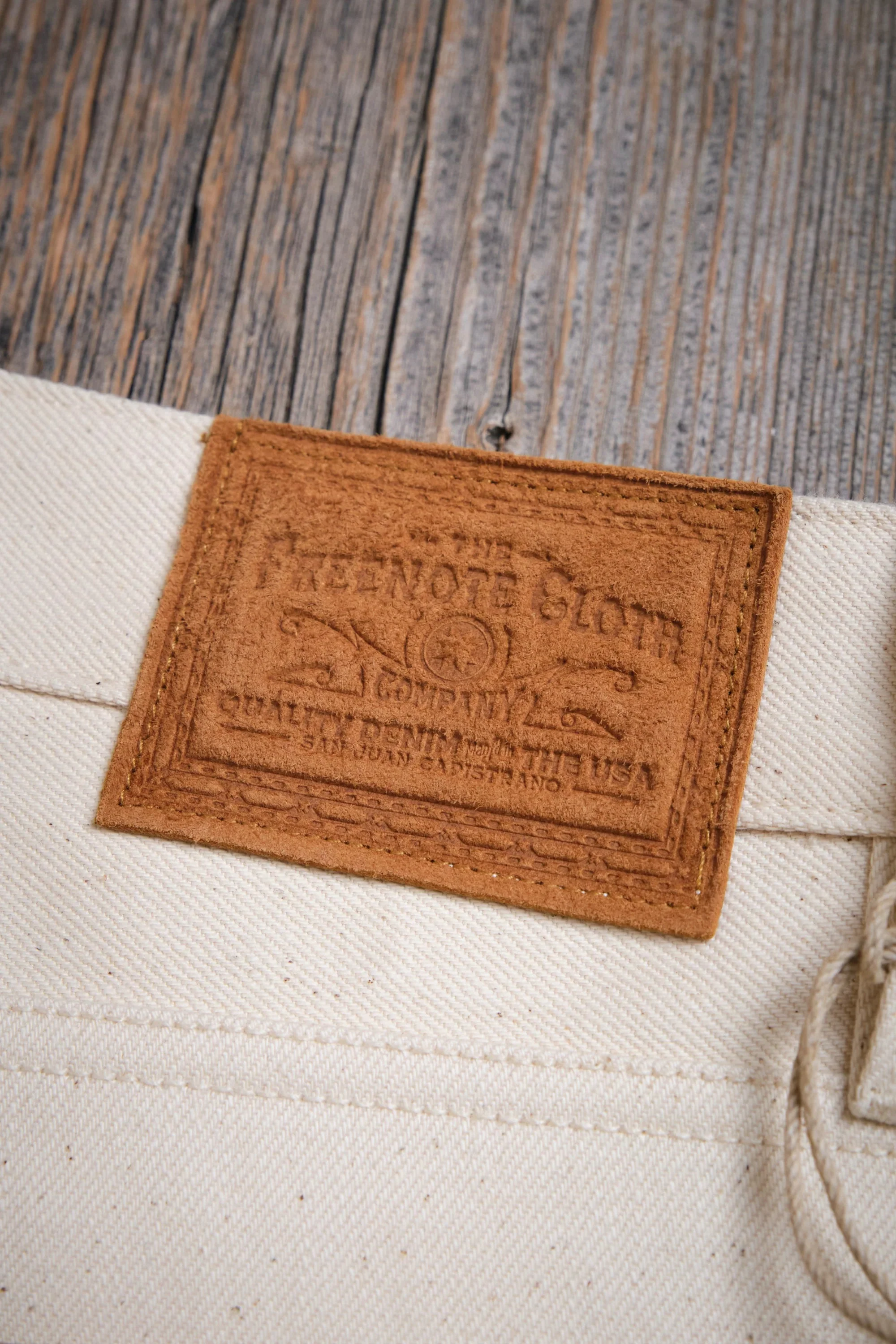 Freenote Cloth Portola - 14oz Ecru Denim - Image 15