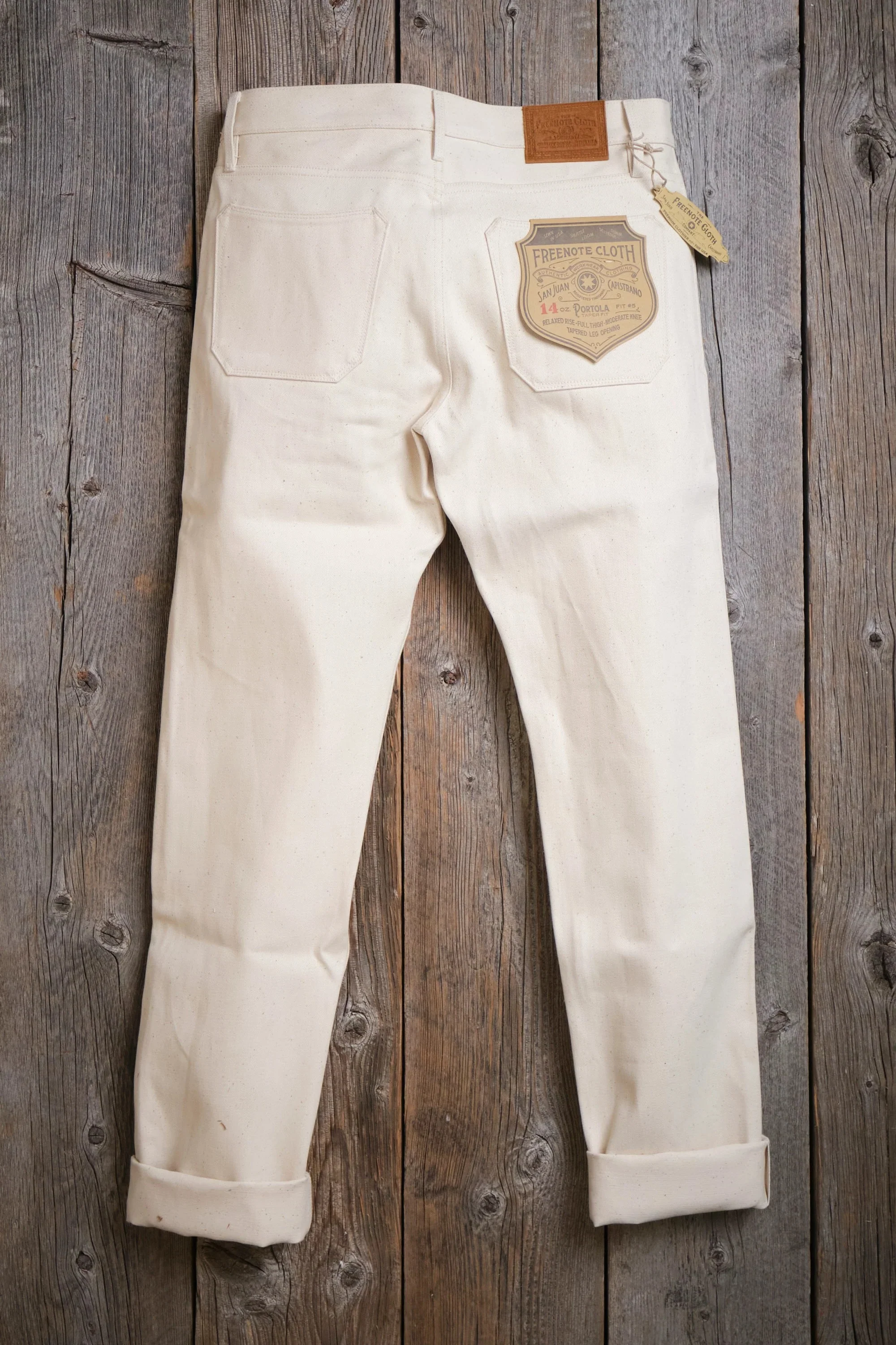 Freenote Cloth Portola - 14oz Ecru Denim - Image 5