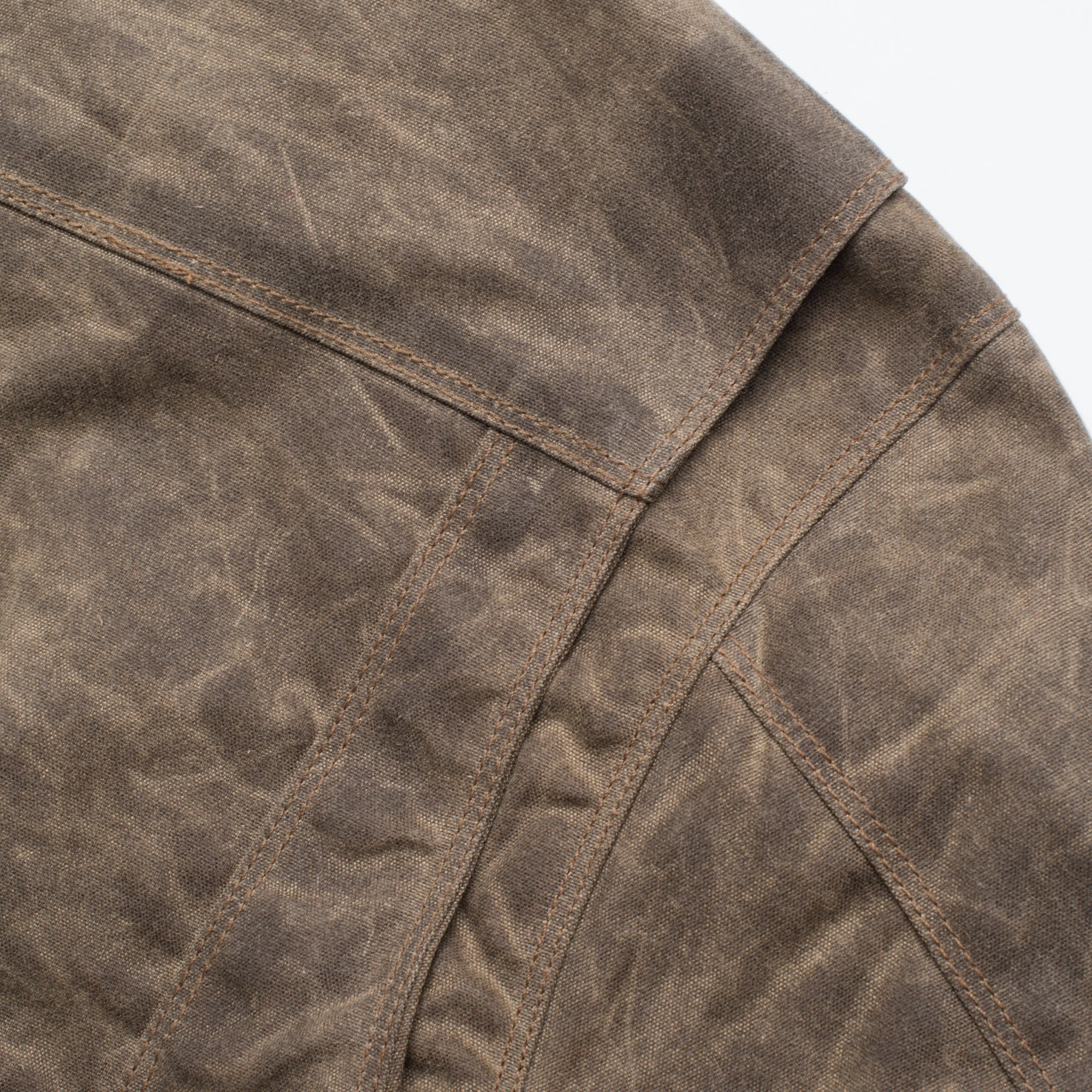 Freenote Cloth Riders Jacket Waxed Canvas - Oak - Image 12