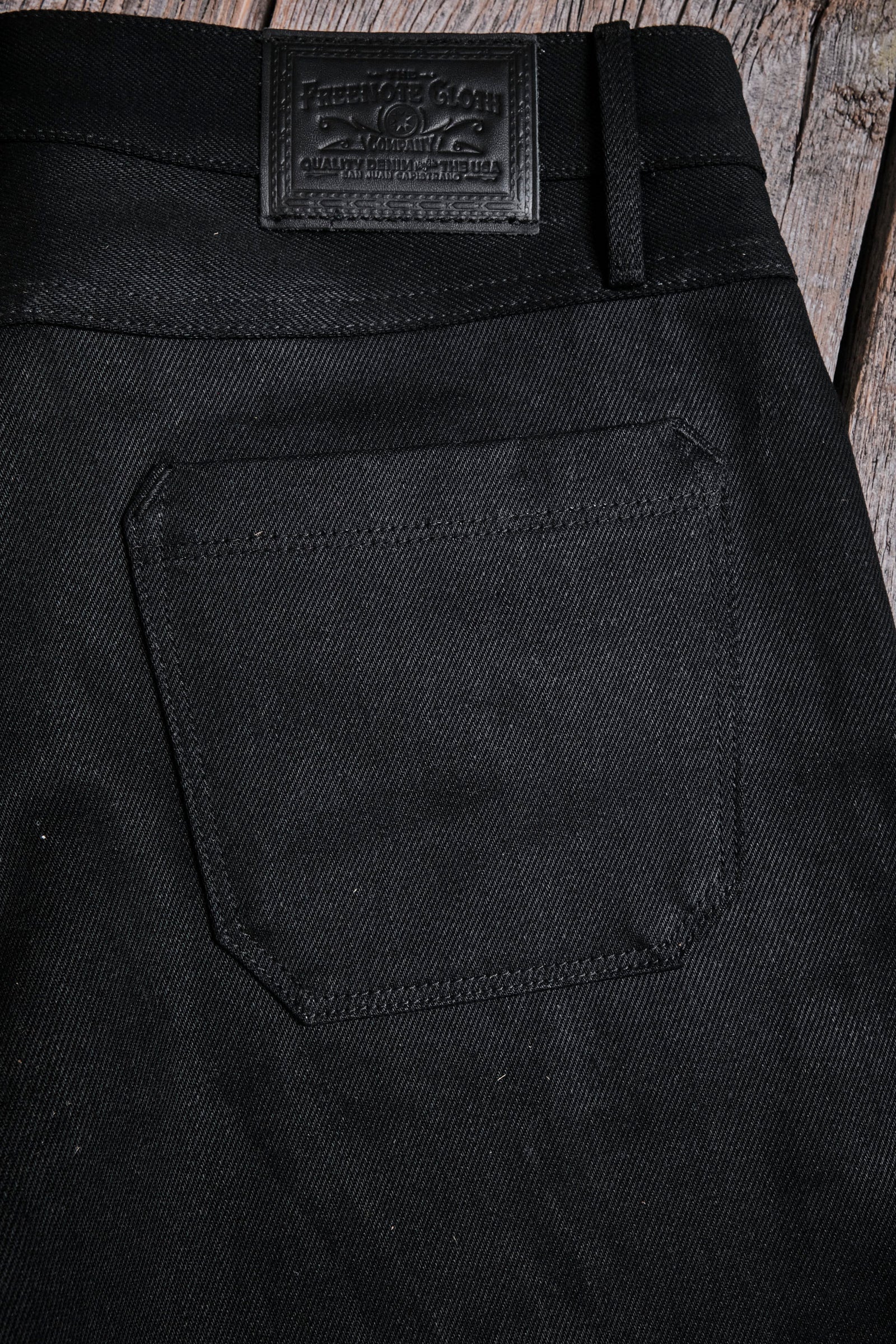 Freenote Cloth Rios - 15.75oz Aces High Black Denim - Image 12