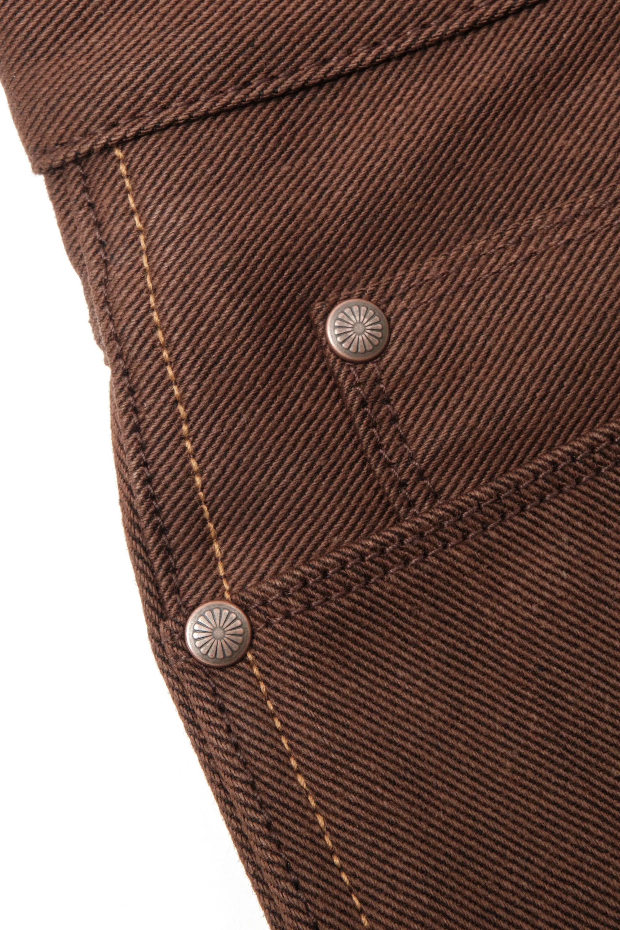 Freenote Cloth Rios - 15oz Dark Brown Denim - Image 10