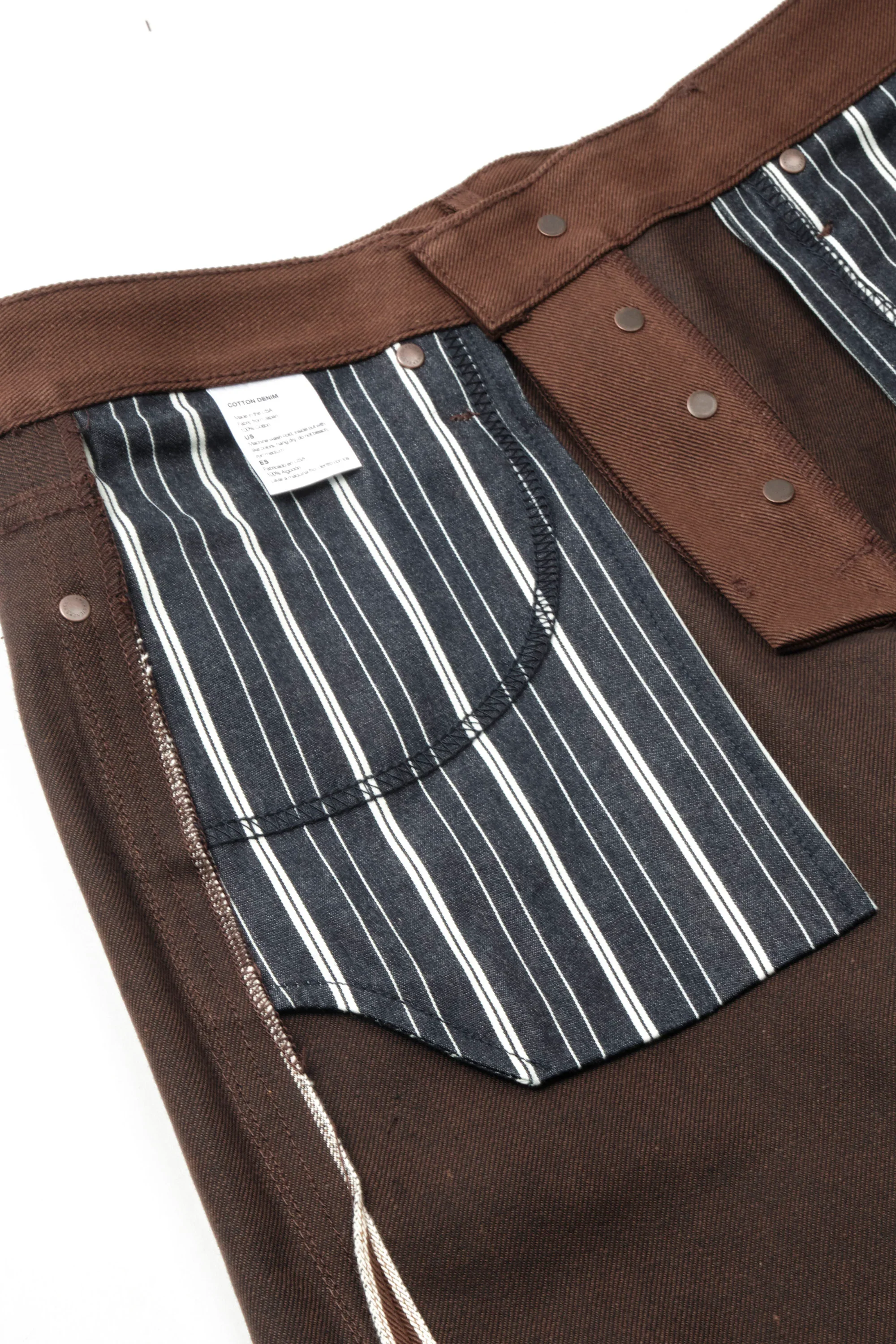 Freenote Cloth Rios - 15oz Dark Brown Denim - Image 11