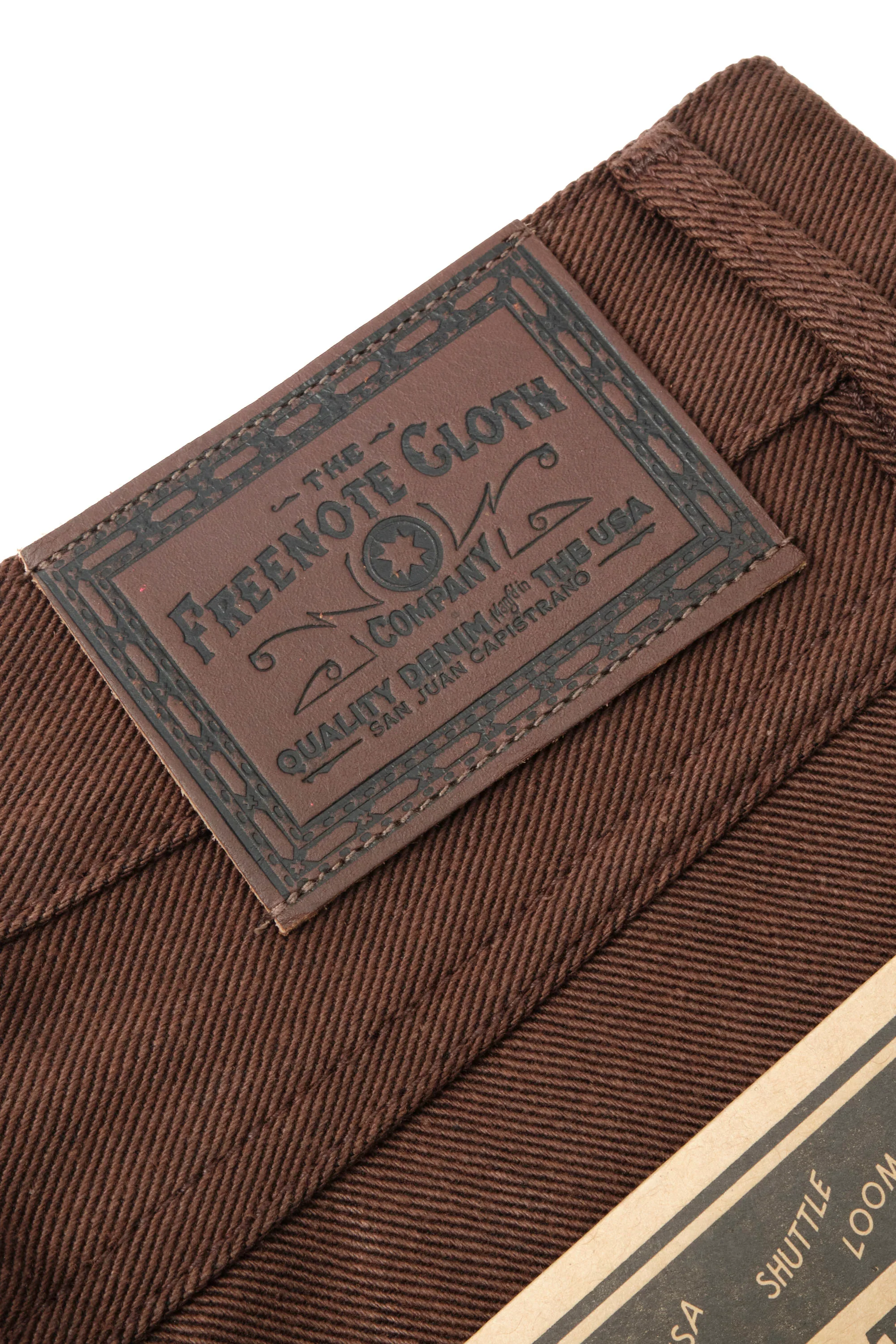 Freenote Cloth Rios - 15oz Dark Brown Denim - Image 14