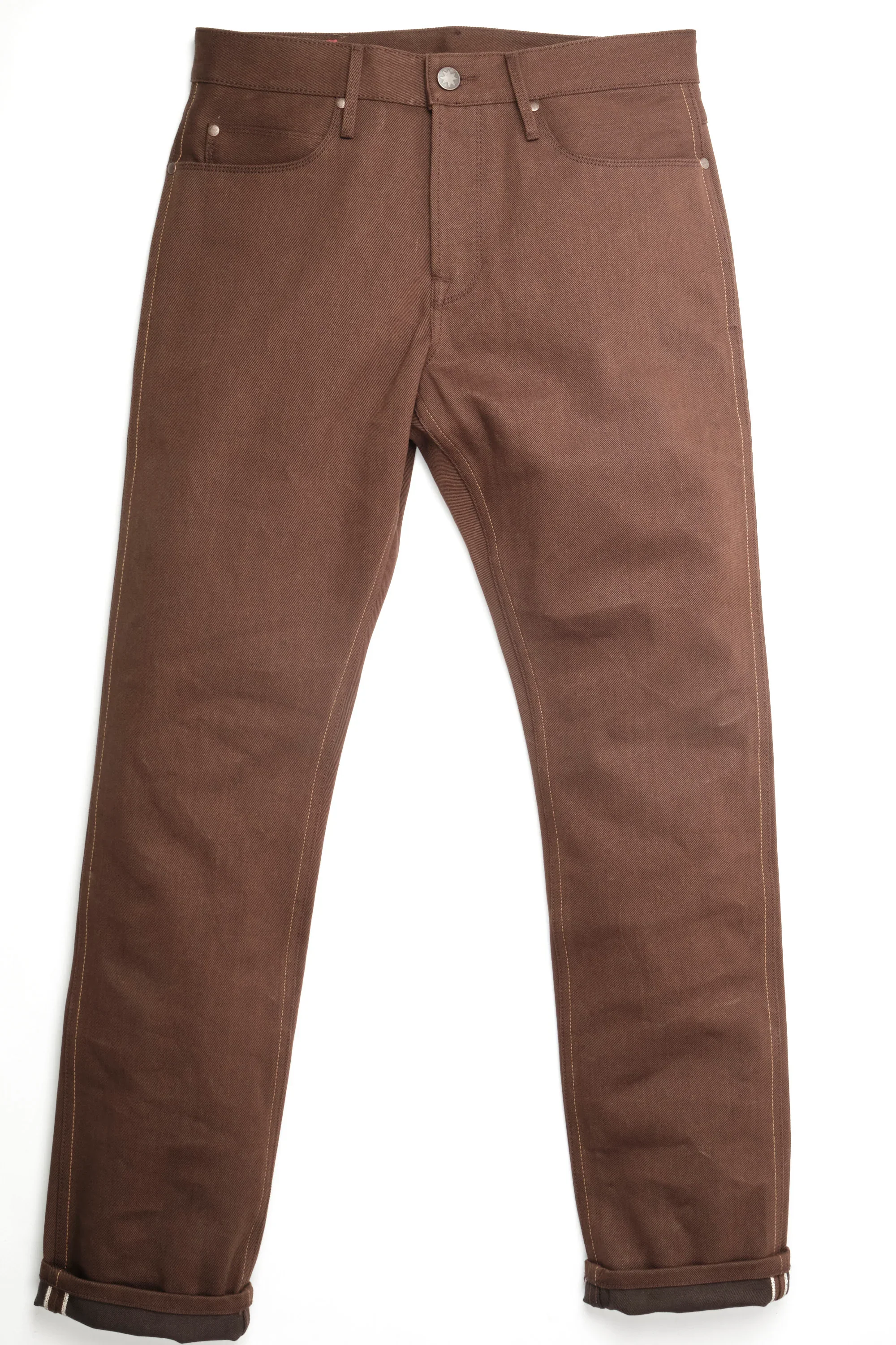 Freenote Cloth Rios - 15oz Dark Brown Denim - Image 4