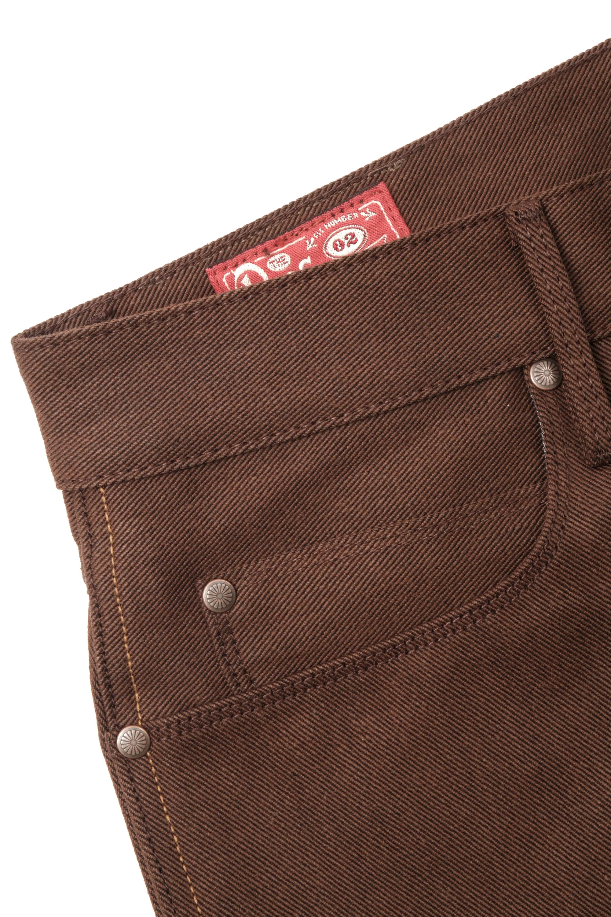 Freenote Cloth Rios - 15oz Dark Brown Denim - Image 7