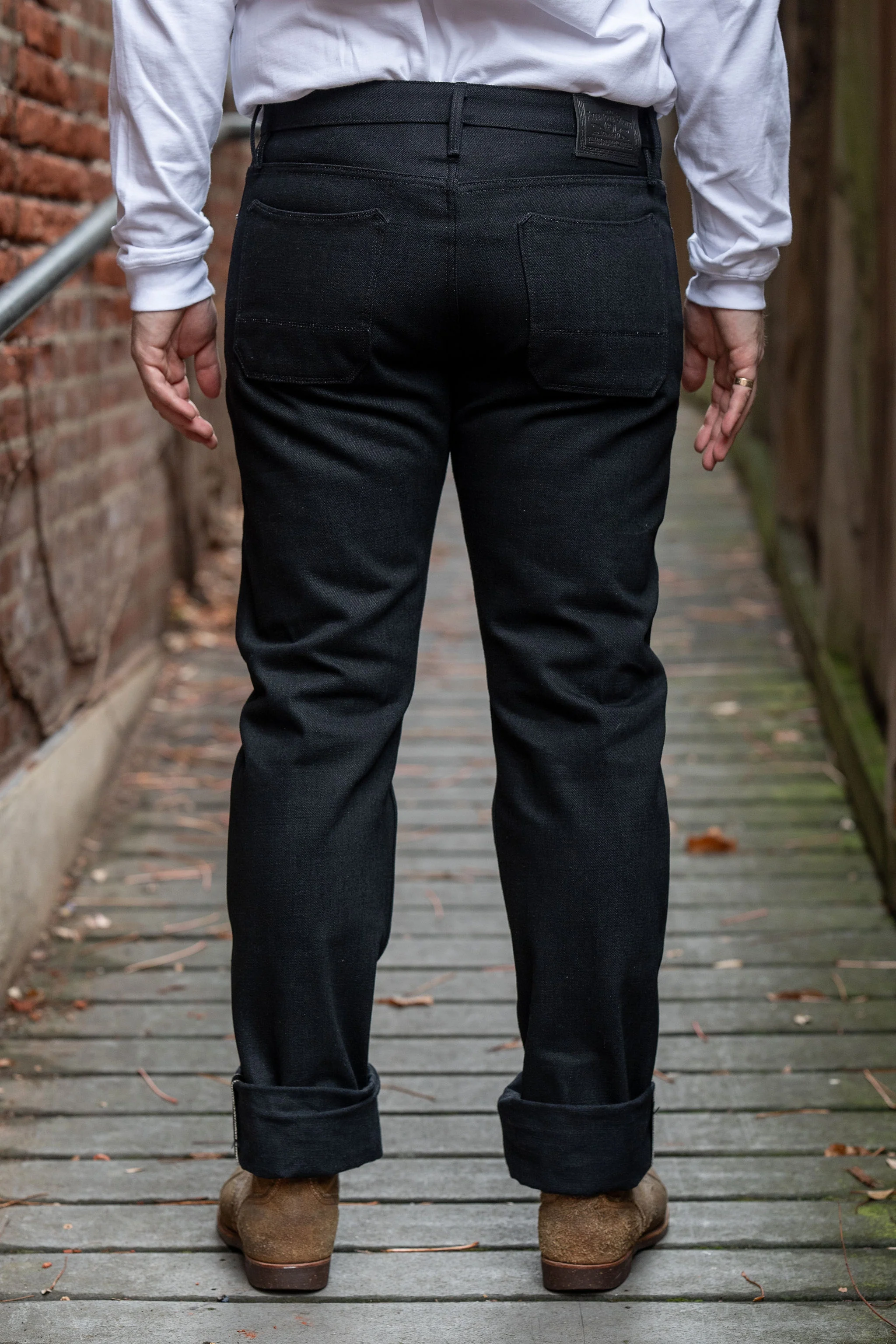 Freenote Cloth Trabuco - 17oz Black Slub - Image 3