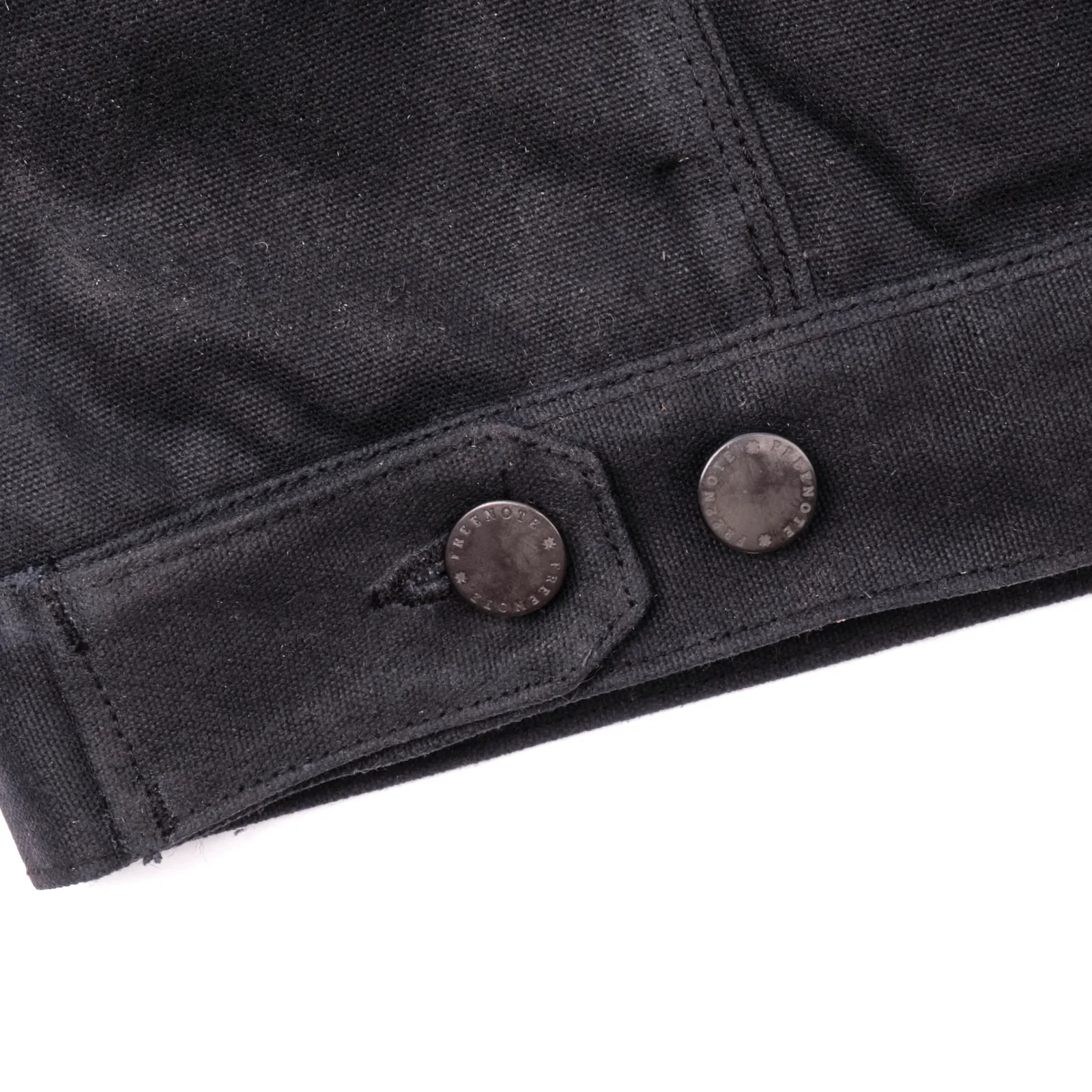 Freenote Cloth Heavy Waxed Riders Jacket - Black Alpaca - Image 10