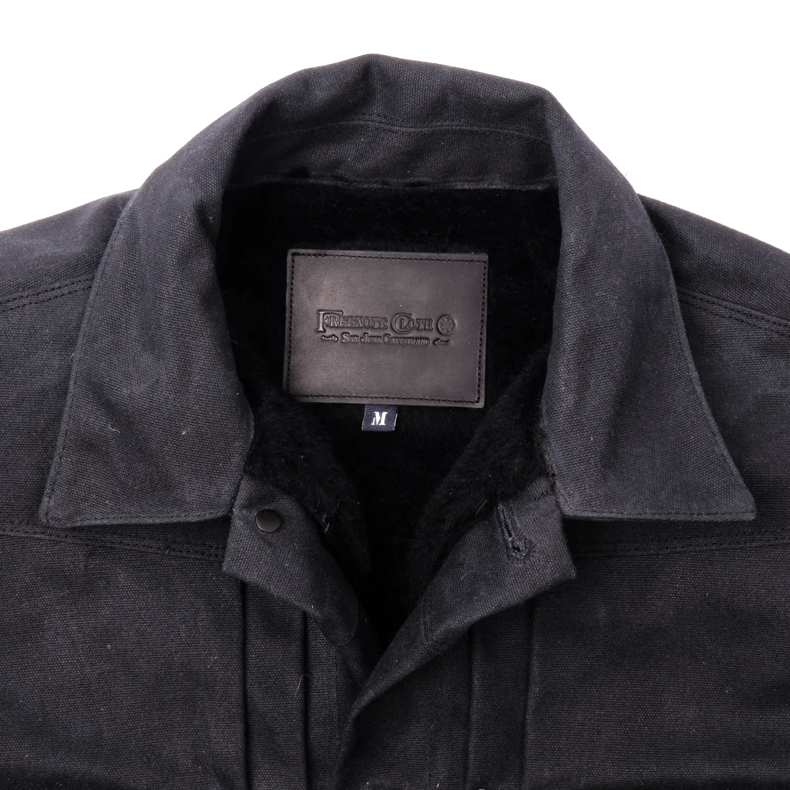 Freenote Cloth Heavy Waxed Riders Jacket - Black Alpaca - Image 6