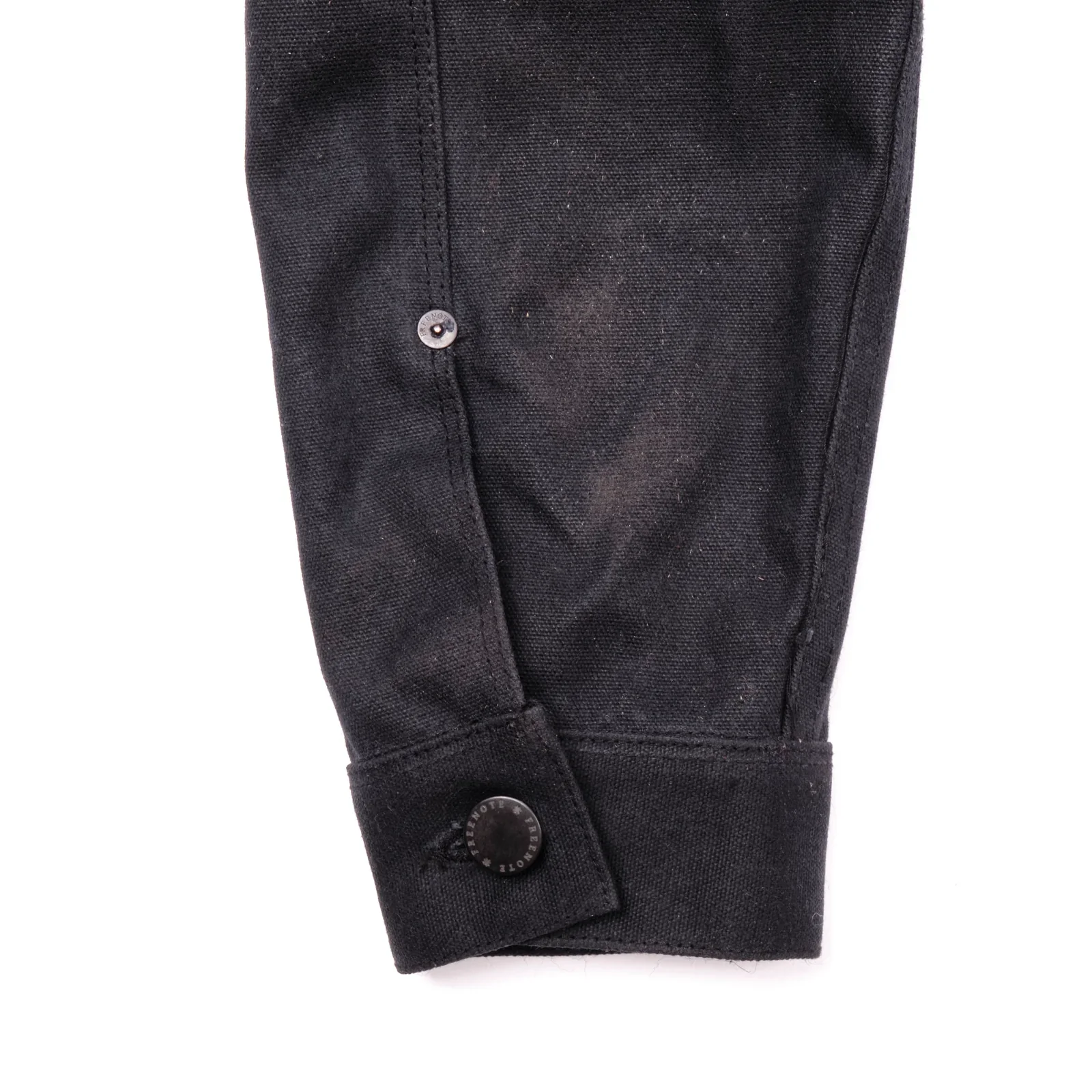 Freenote Cloth Heavy Waxed Riders Jacket - Black Alpaca - Image 9