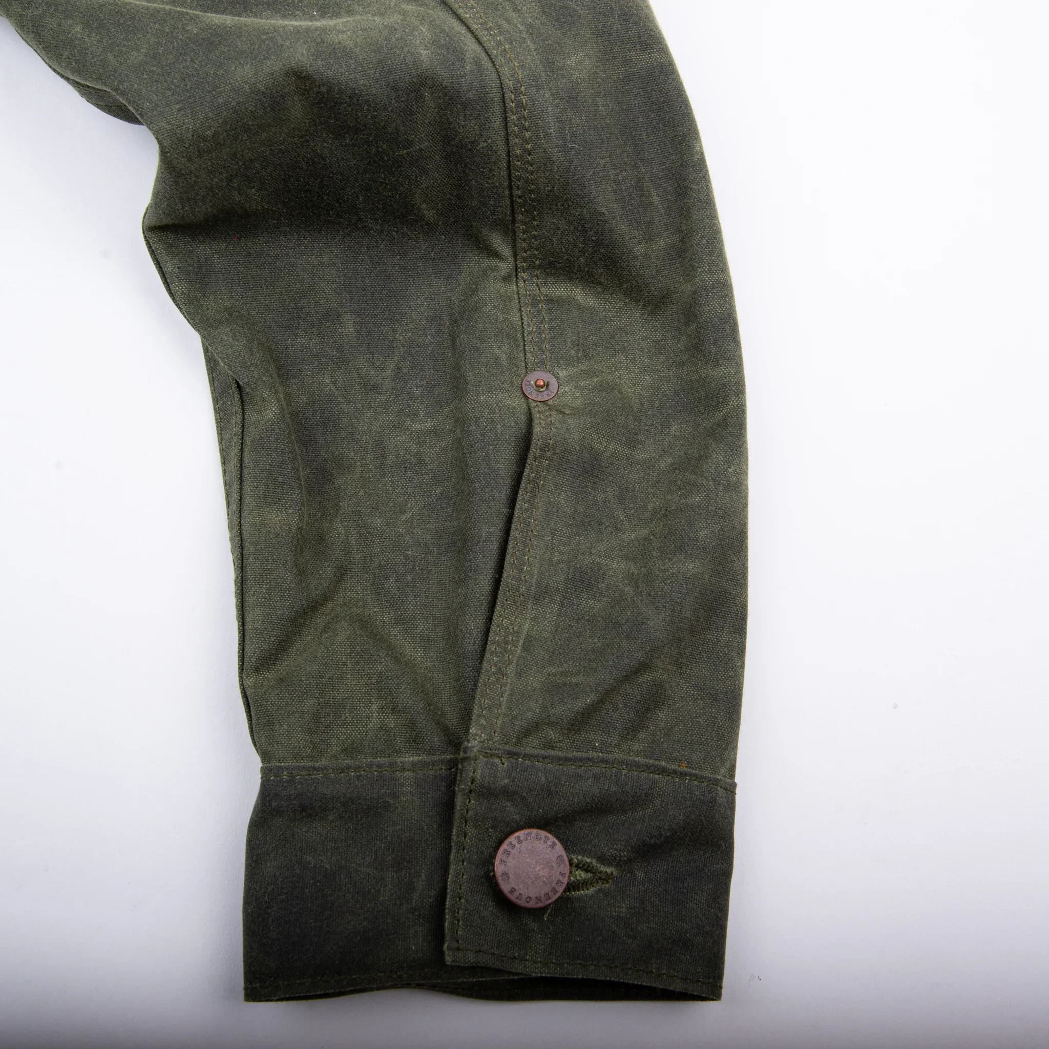 Freenote Cloth Waxed Riders Jacket - Olive - Image 10
