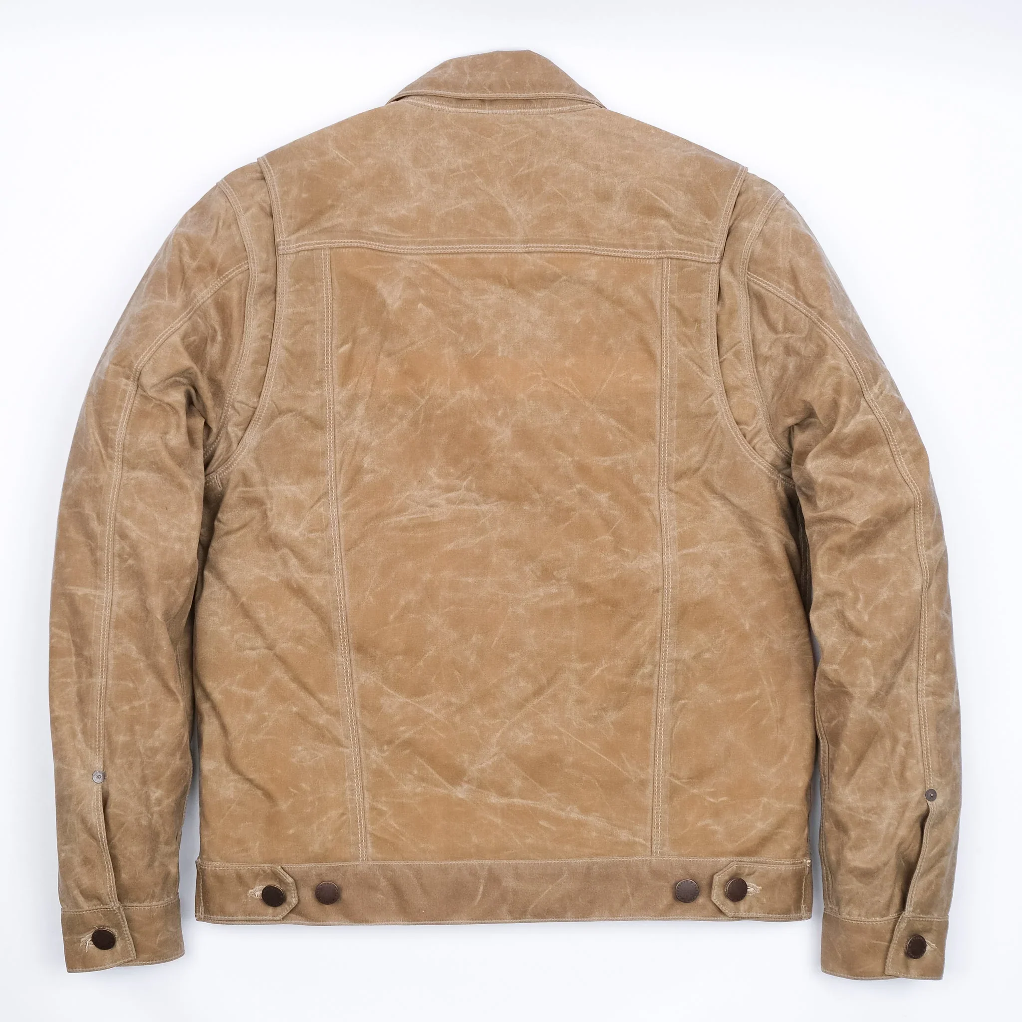 Freenote Cloth Riders Jacket Waxed Canvas - Tumbleweed - Image 10