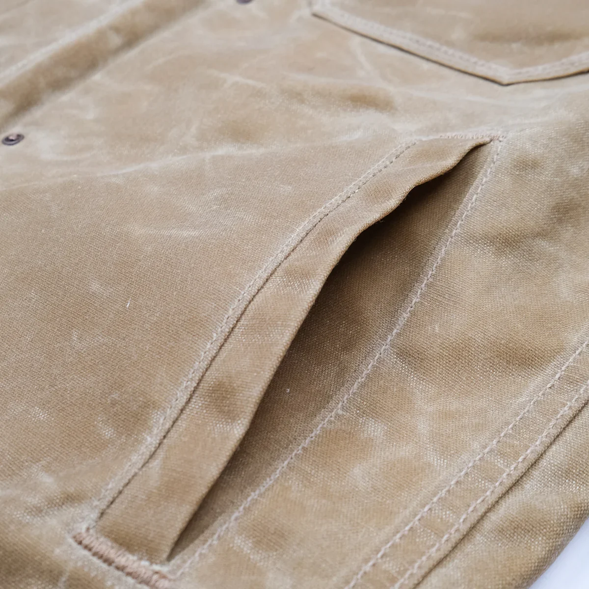 Freenote Cloth Riders Jacket Waxed Canvas - Tumbleweed - Image 8
