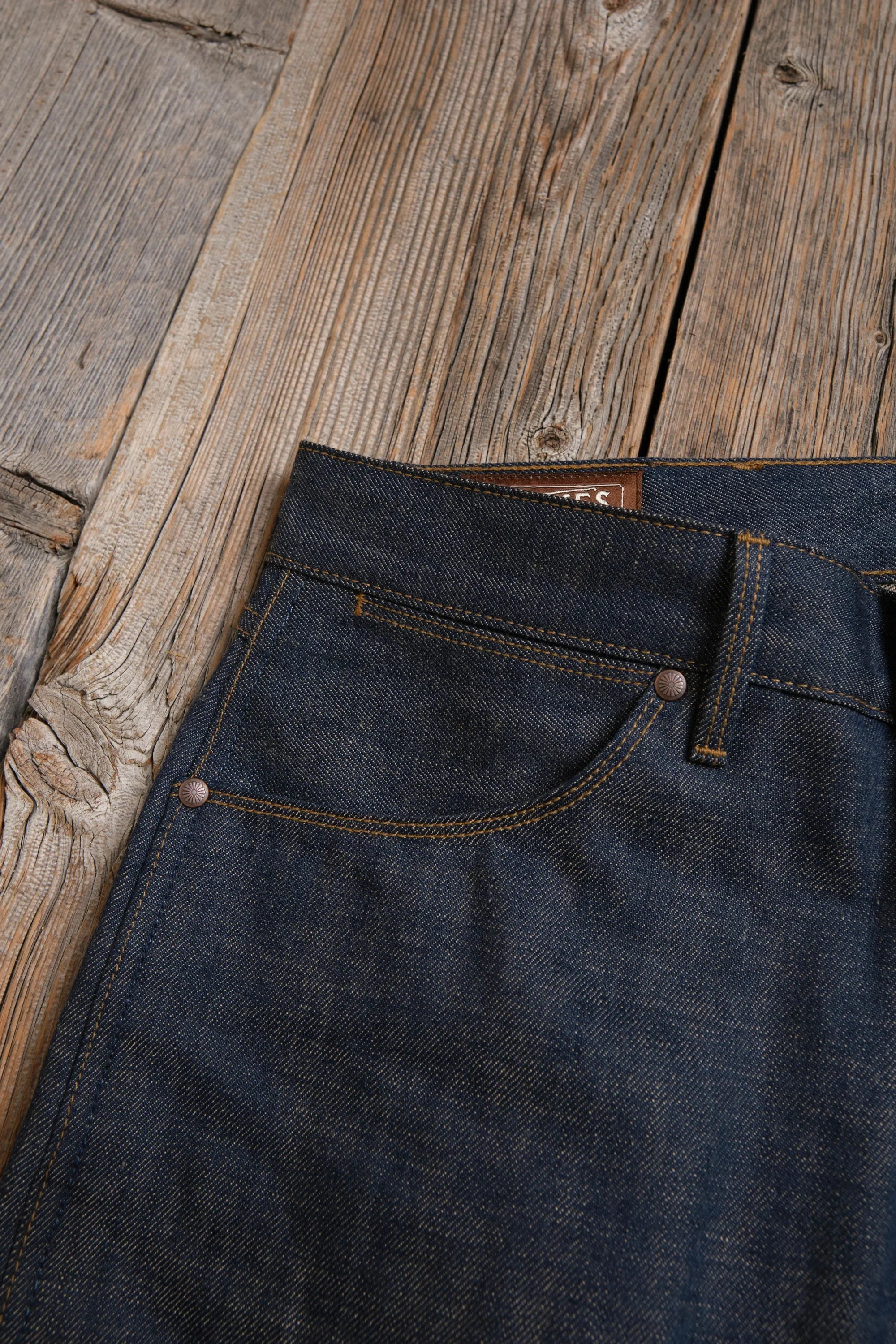 Freenote Cloth Wilkes - 13oz Natural Indigo - Image 4