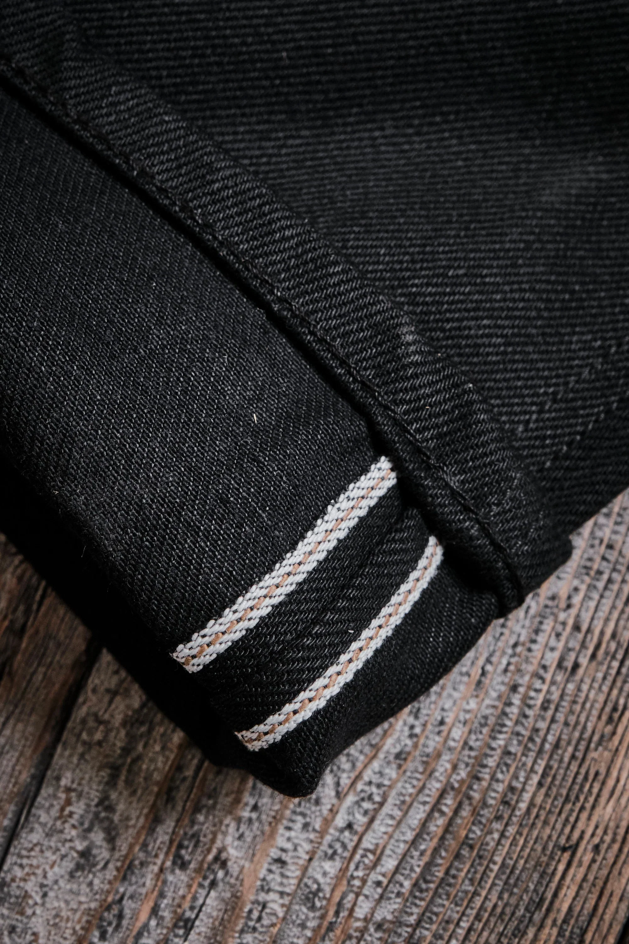 Freenote Cloth Wilkes - 15.75oz Aces High Black Denim - Image 14
