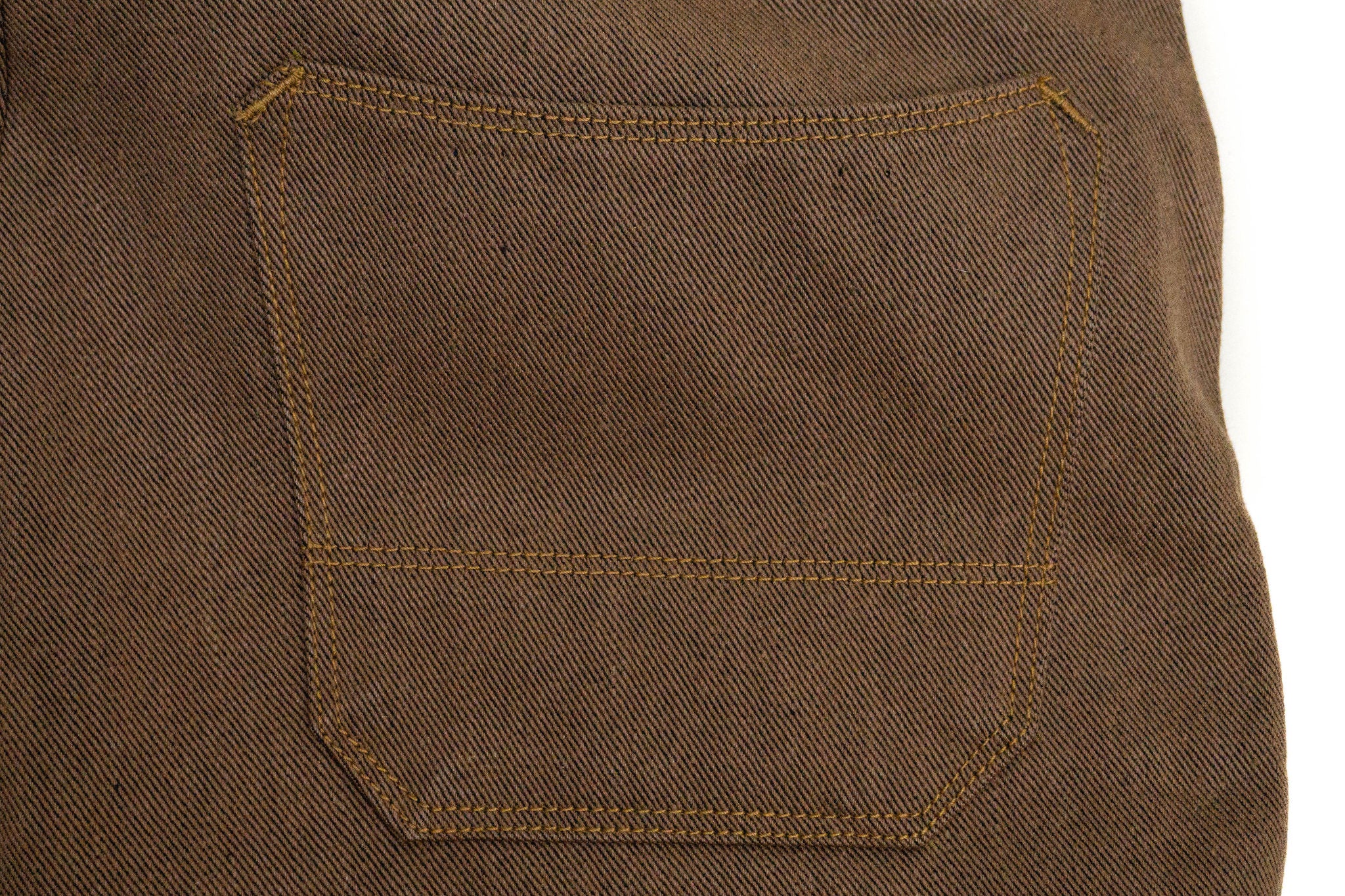 Freenote Cloth Wilkes - 15oz Brown Denim - Image 10