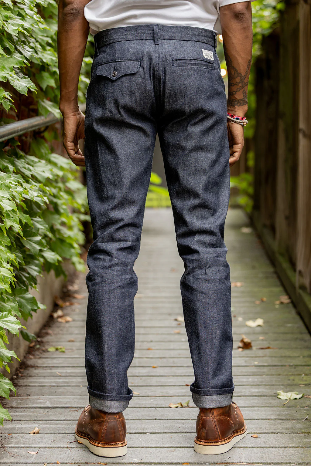 Freenote Cloth Workers Chino Slim Fit - 11oz 1900s Denim - Image 3