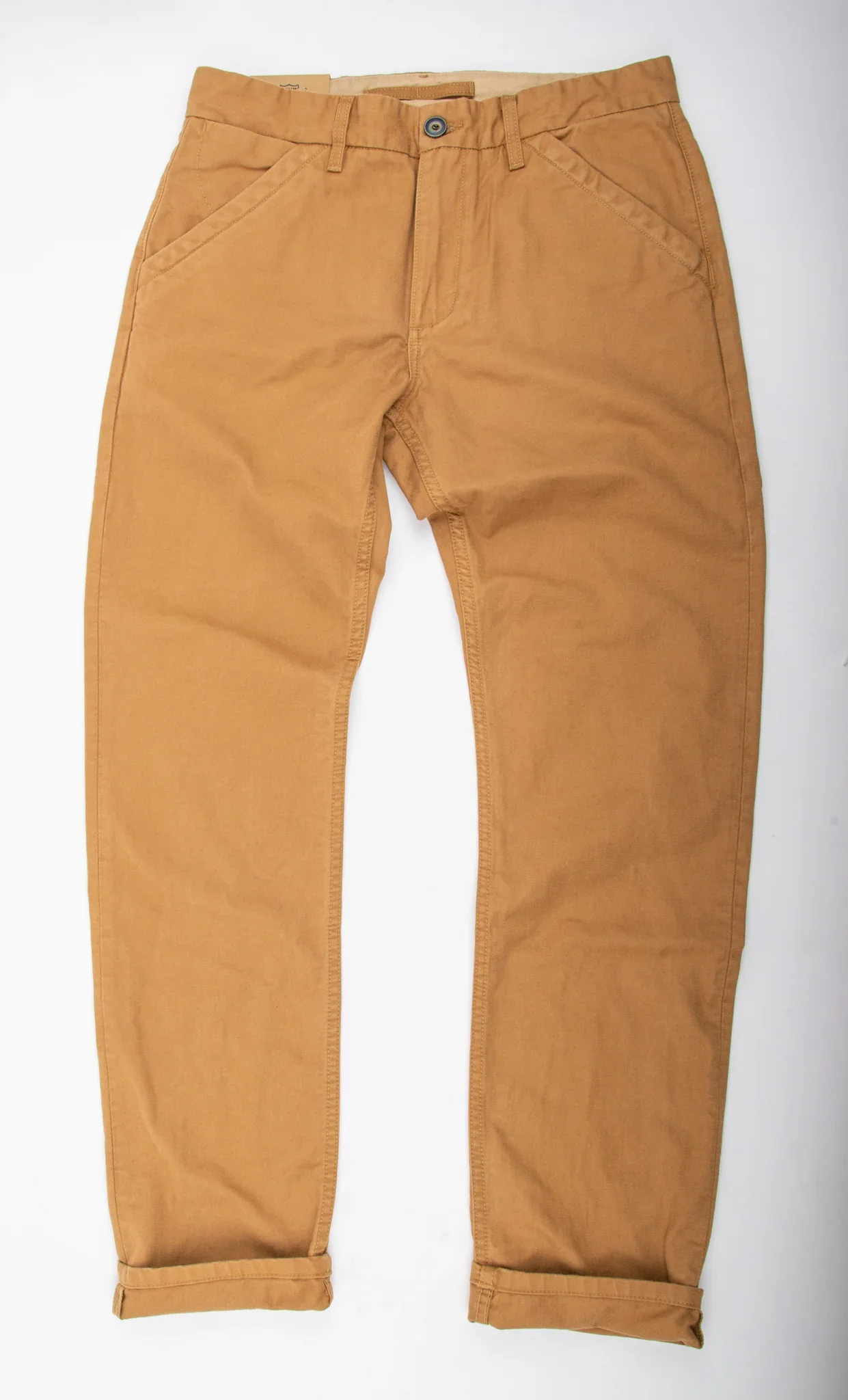 Freenote Cloth Workers Chino Slim Fit - Khaki - Image 4