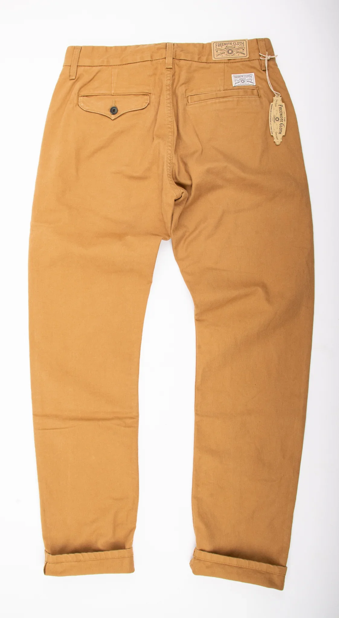 Freenote Cloth Workers Chino Slim Fit - Khaki - Image 5