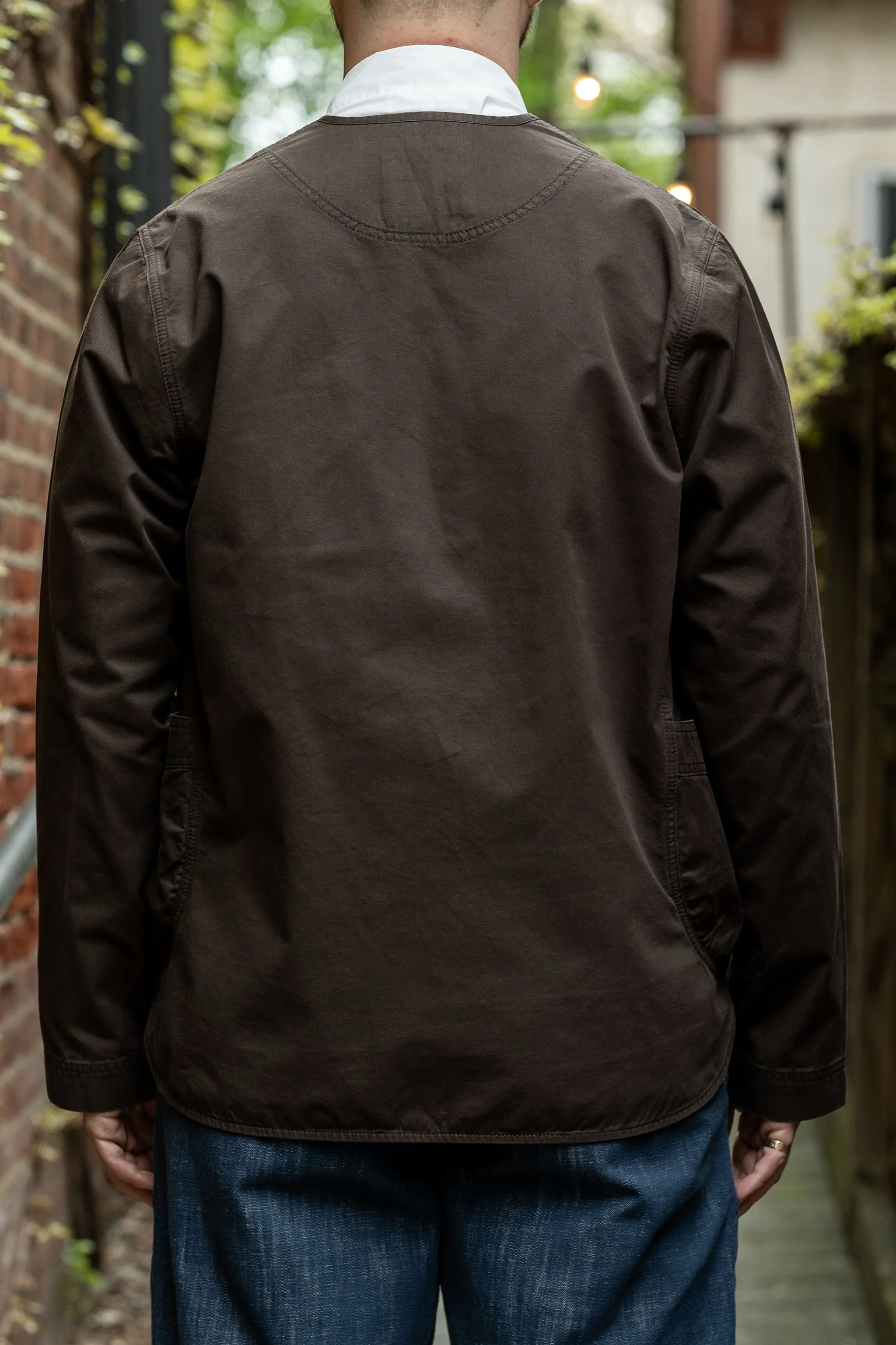 Hansen Garments Bernard Flight Jacket - Coffee Drill - Image 3