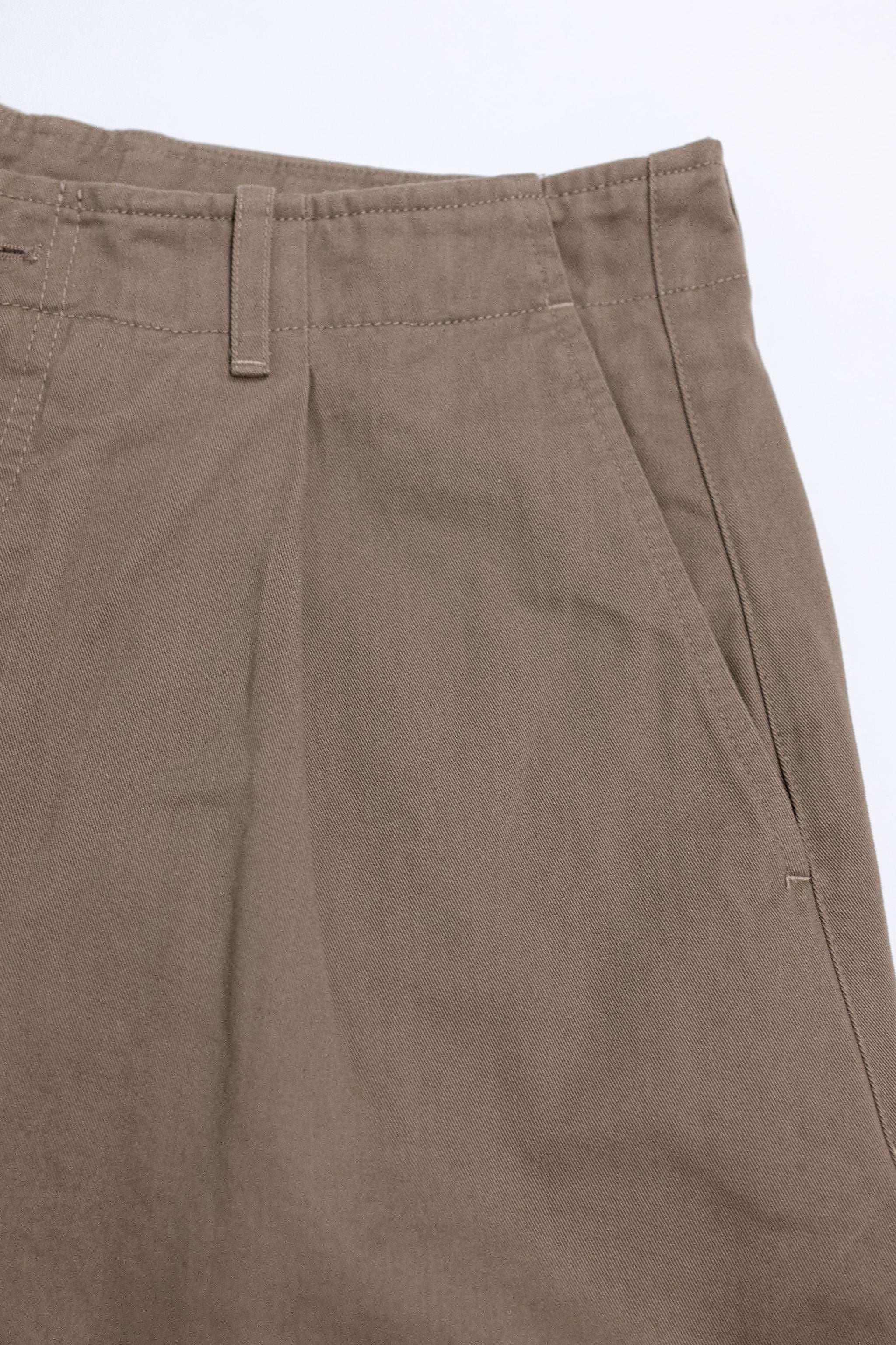 Hansen Garments Bobby Wide Pleated Trousers - Beige - Image 9