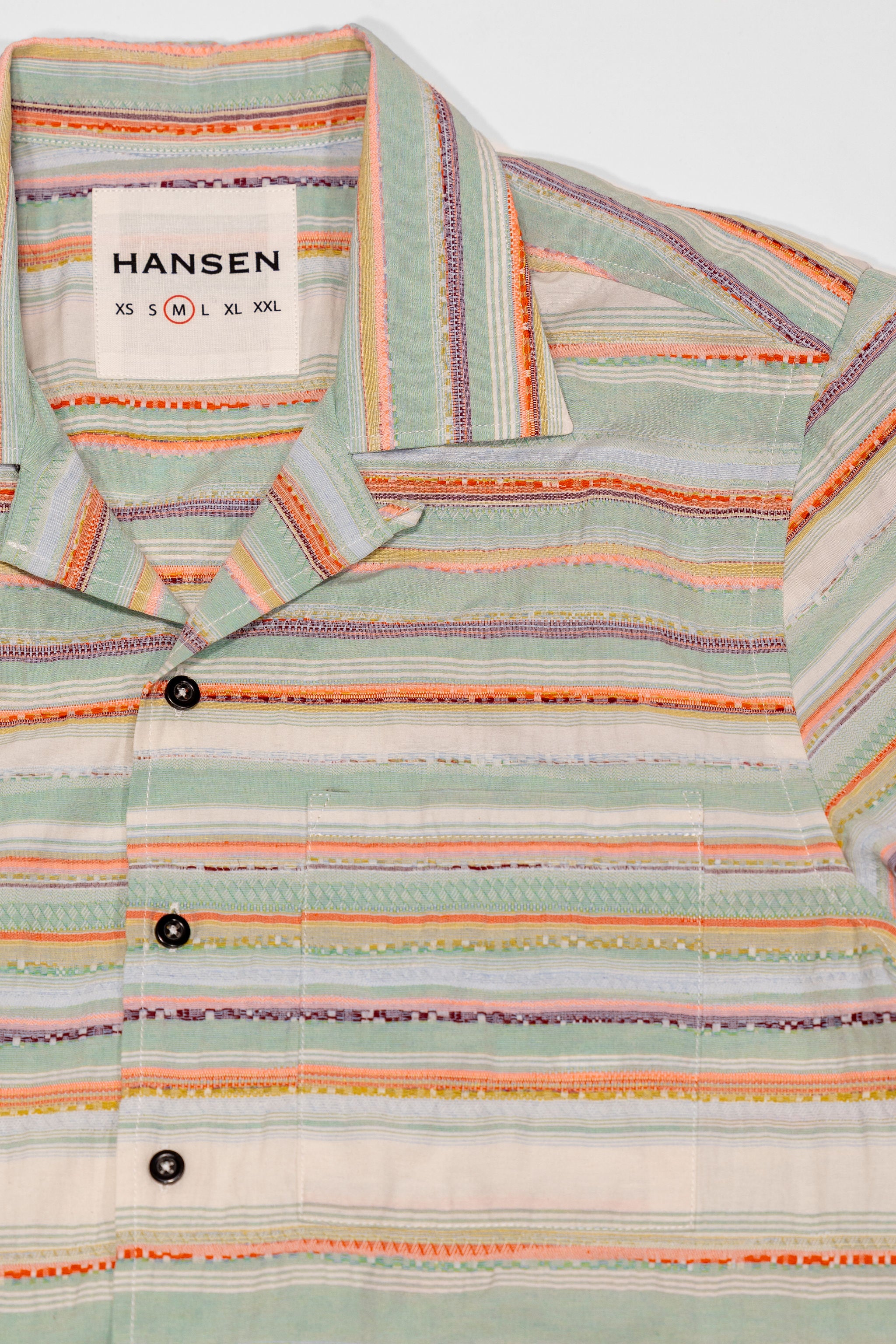 Hansen Garments Caleb Short Sleeve Cabana Shirt - Multi - Image 6