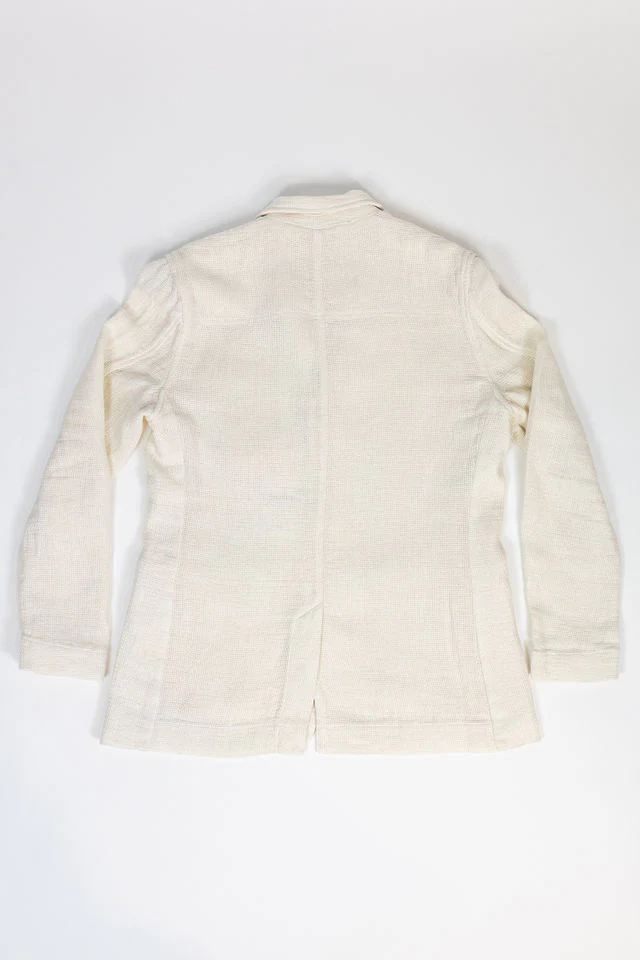 Hansen Garments Charlie Three Button Blazer - Off White Gauze - Image 11