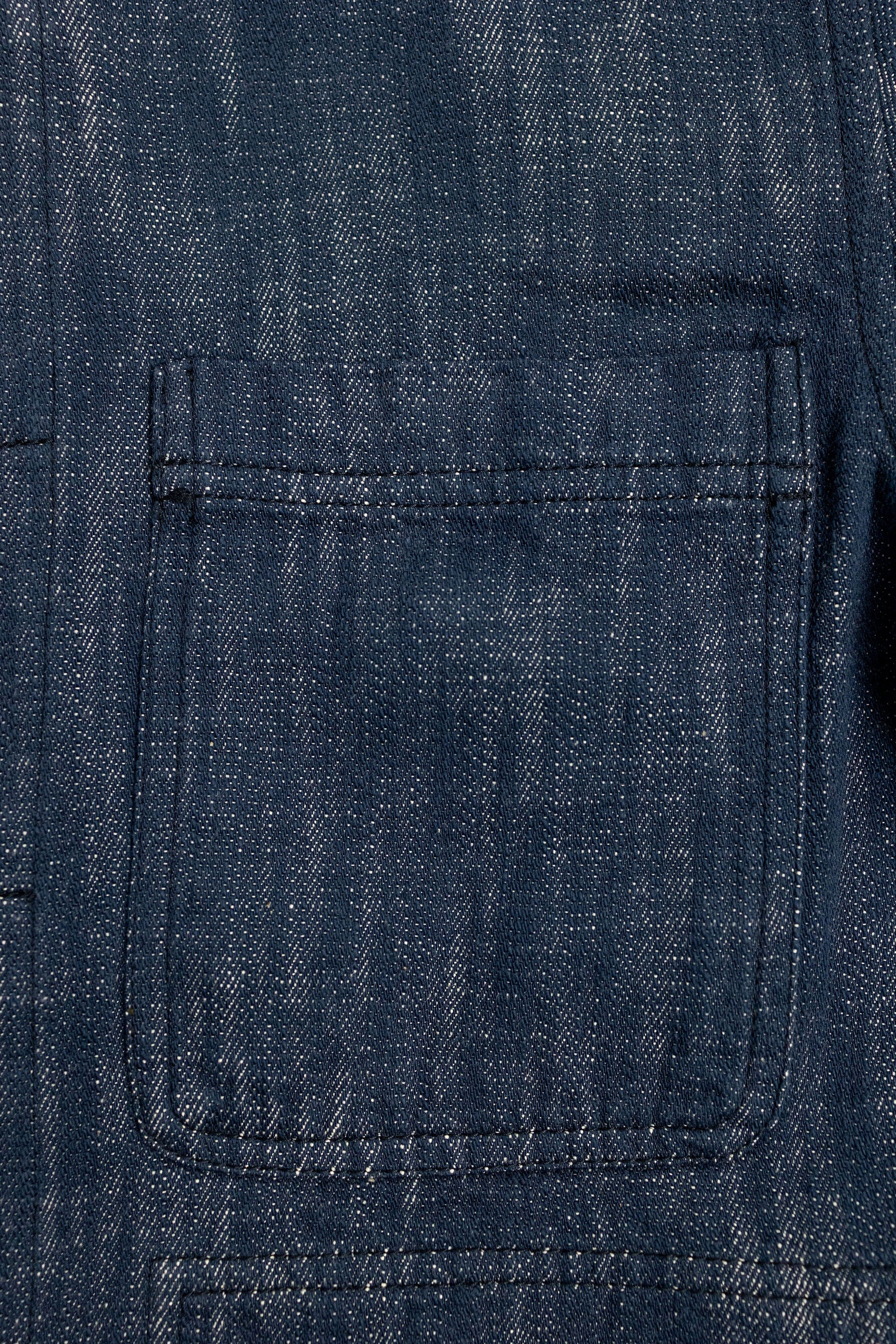 Hansen Garments Erling Work Jacket - Denim Blue - Image 7