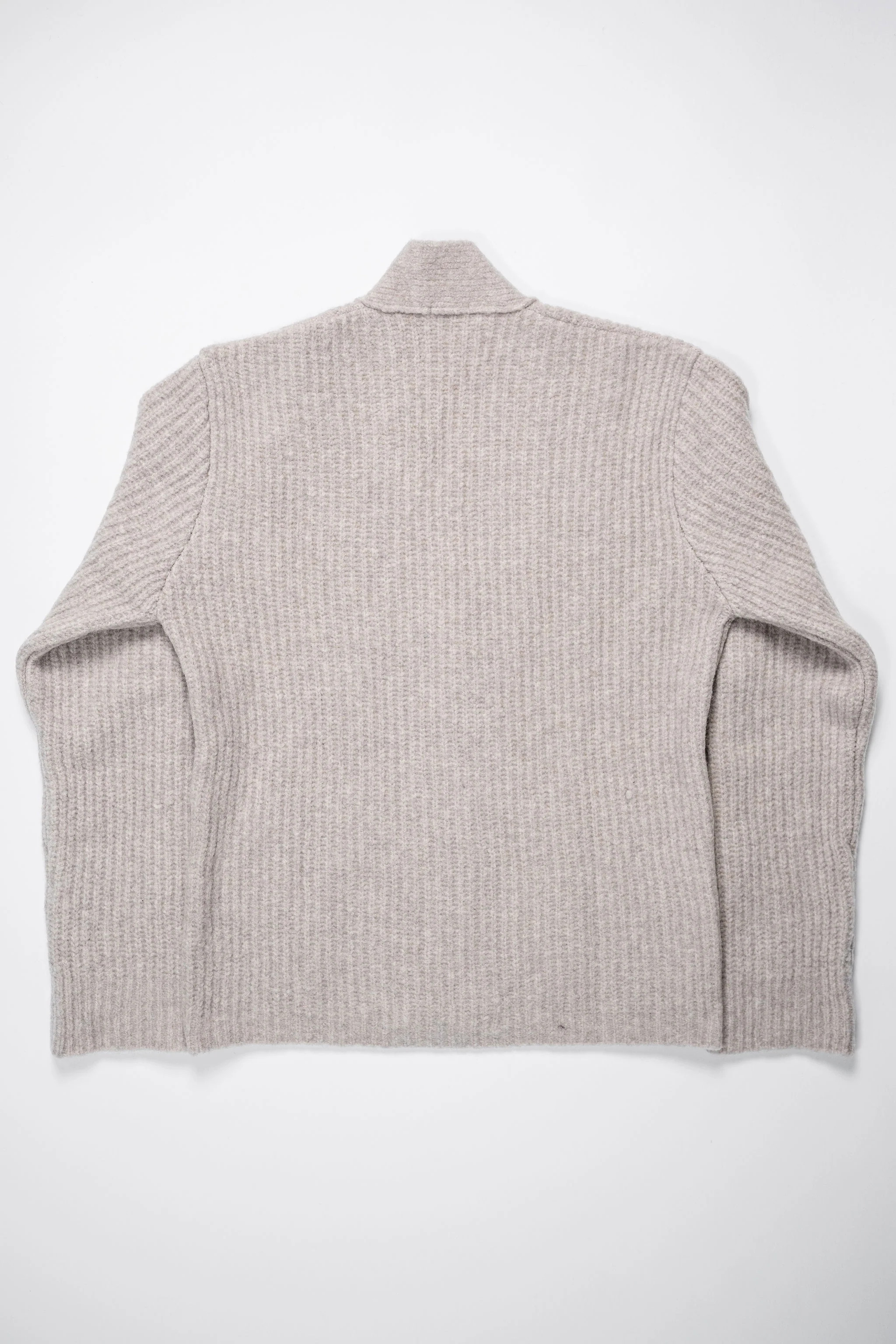 Hansen Garments Linus Knitted Cardigan - Fuzzy Natural - Image 7