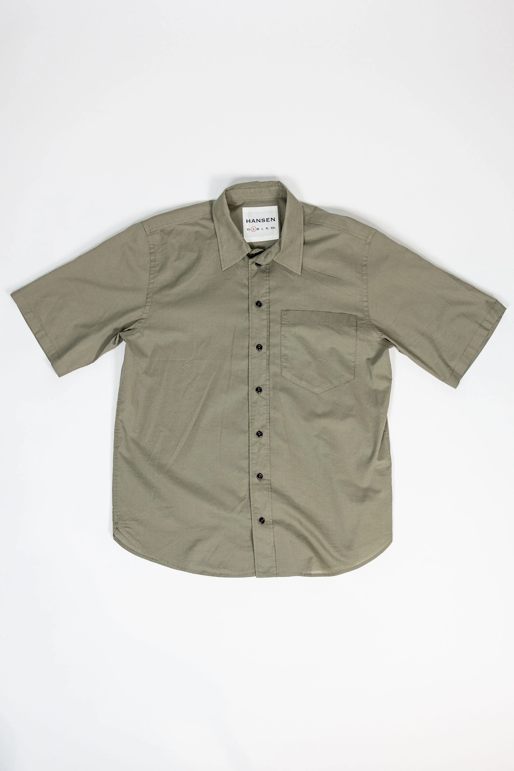 Hansen Garments Reidar Short Sleeve Shirt - Dry Oregano - Image 4