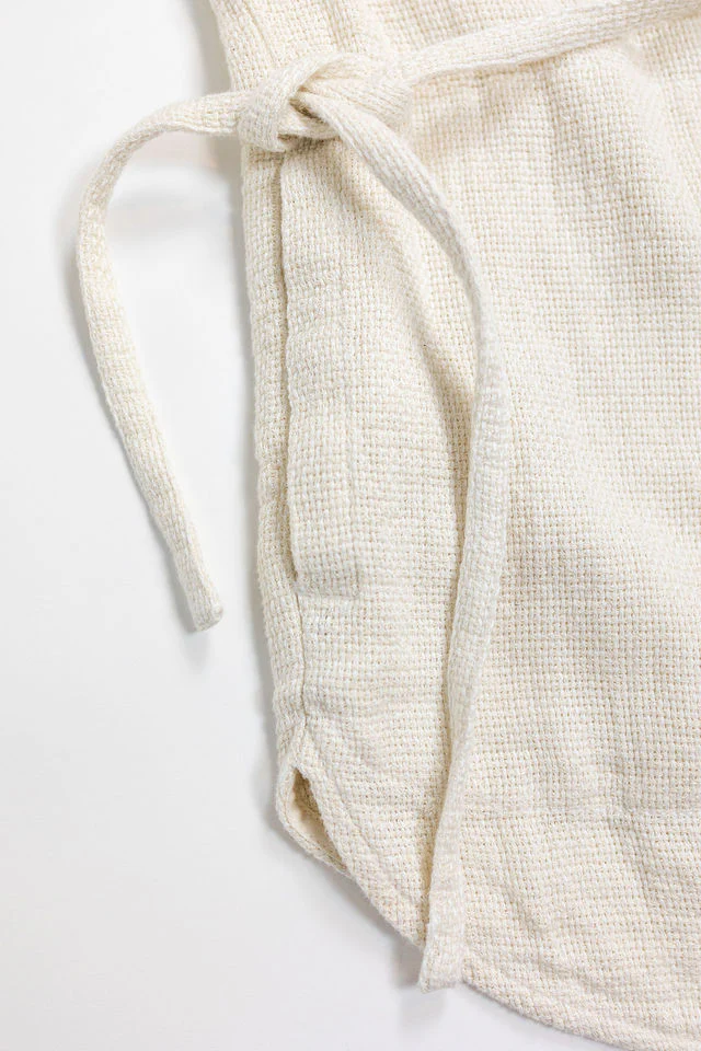 Hansen Garments Roman Loose Cut Eastern Jacket - Off White Gauze - Image 4