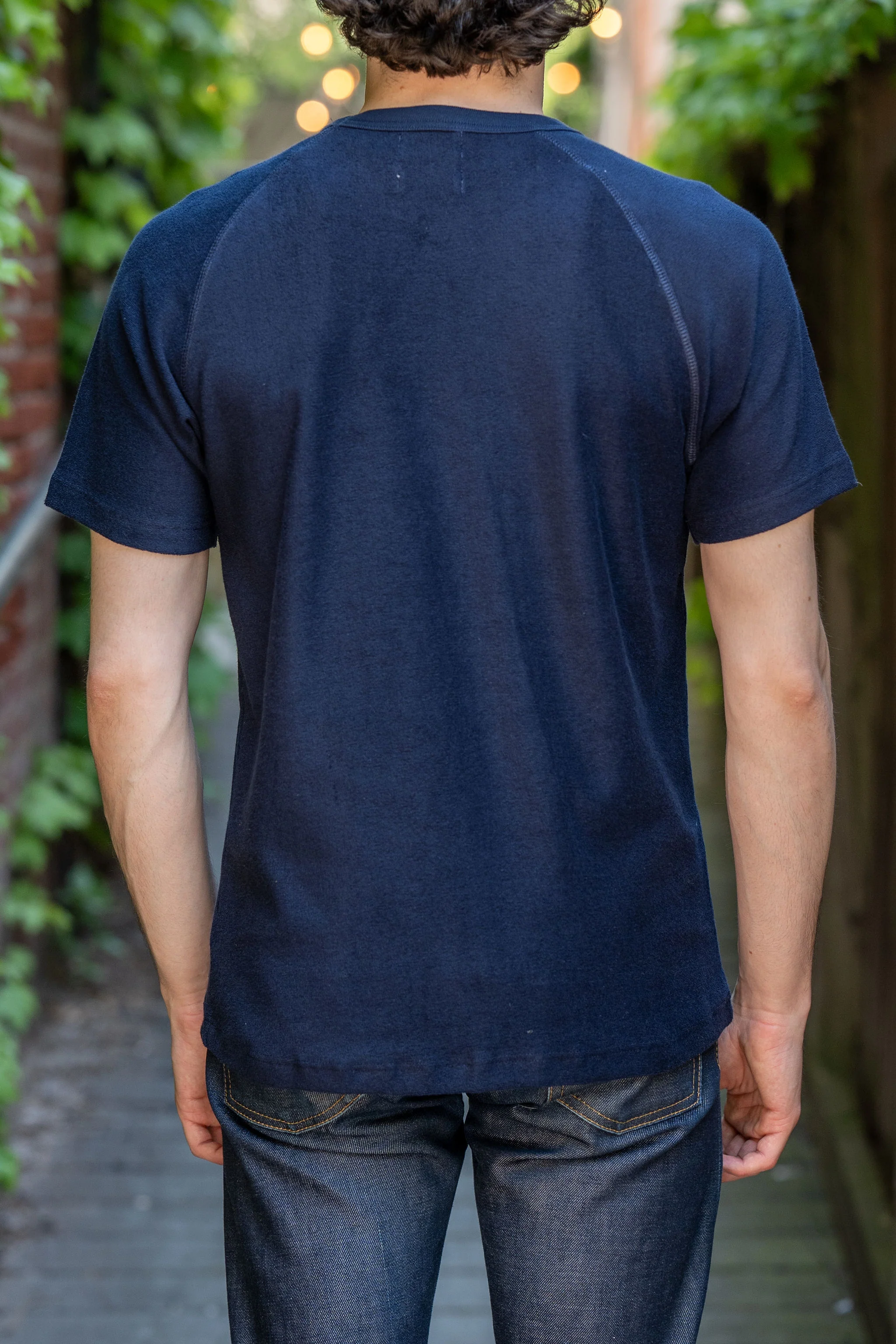 Heimat Textil Raglan Terry Tee - Ink - Image 2